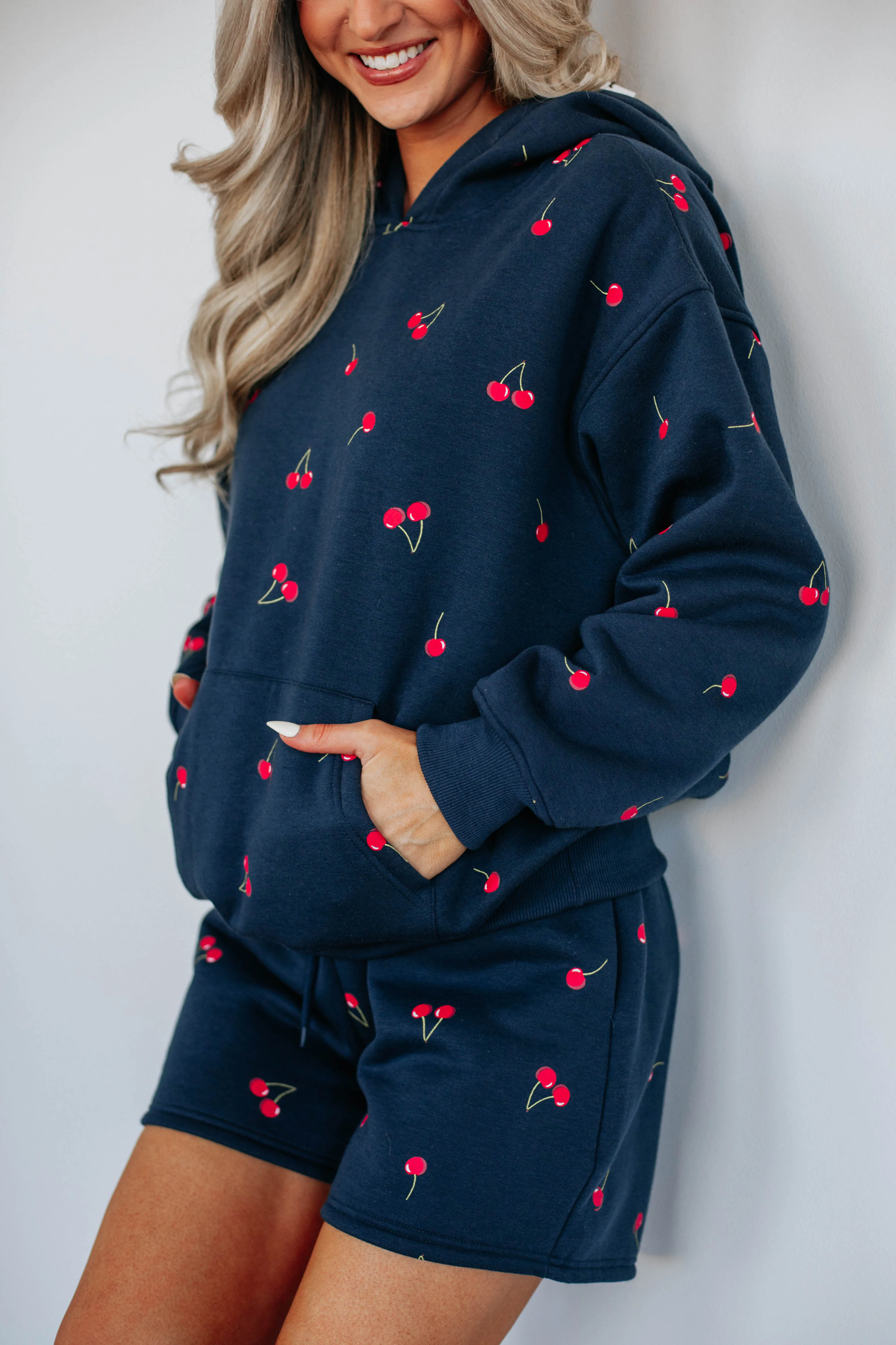 Cherry Picked Lounge Sweatshirt sold by Wild Oak Boutique product image thumbnail 2