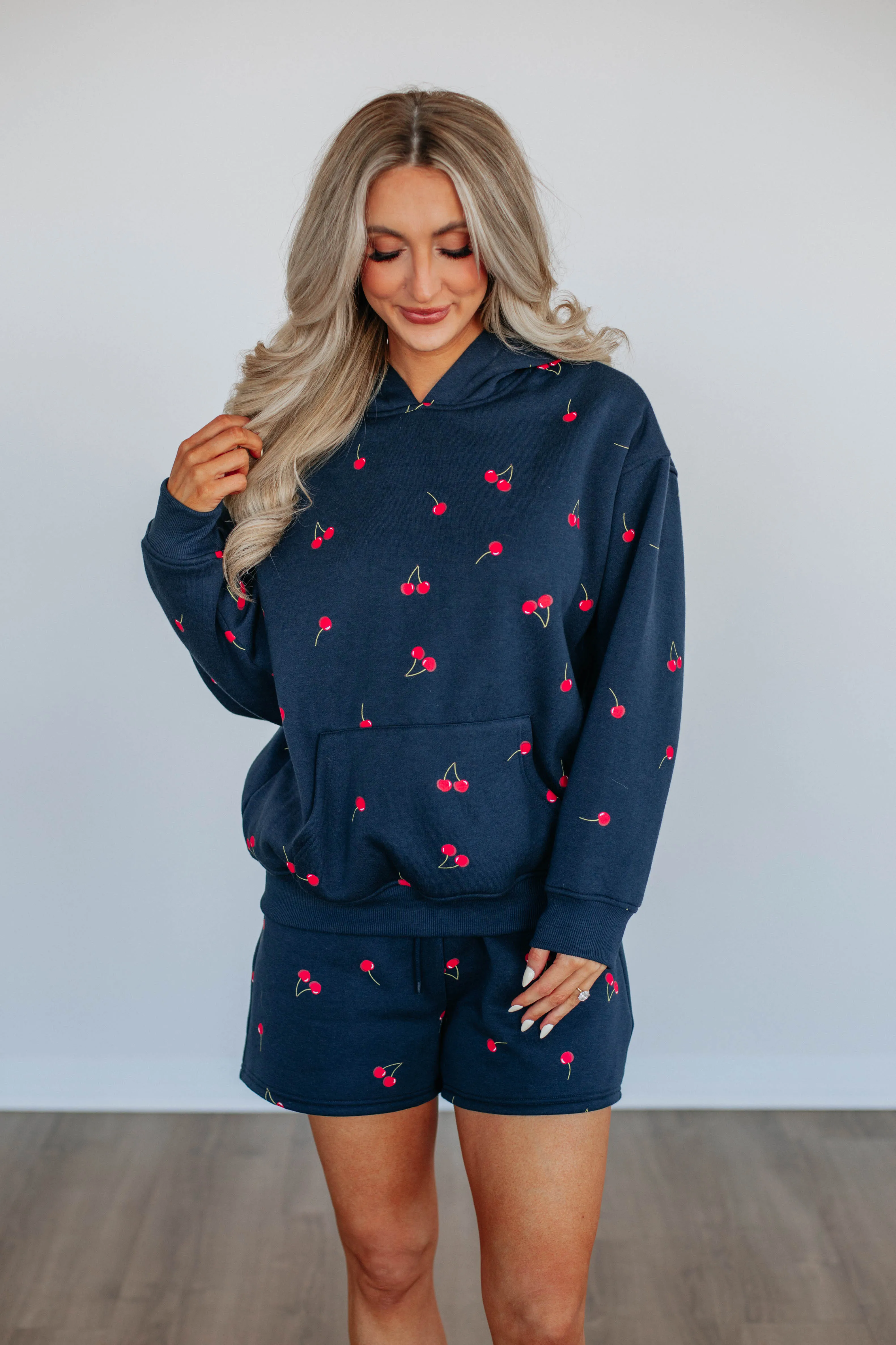 Cherry Picked Lounge Sweatshirt sold by Wild Oak Boutique product image thumbnail 3