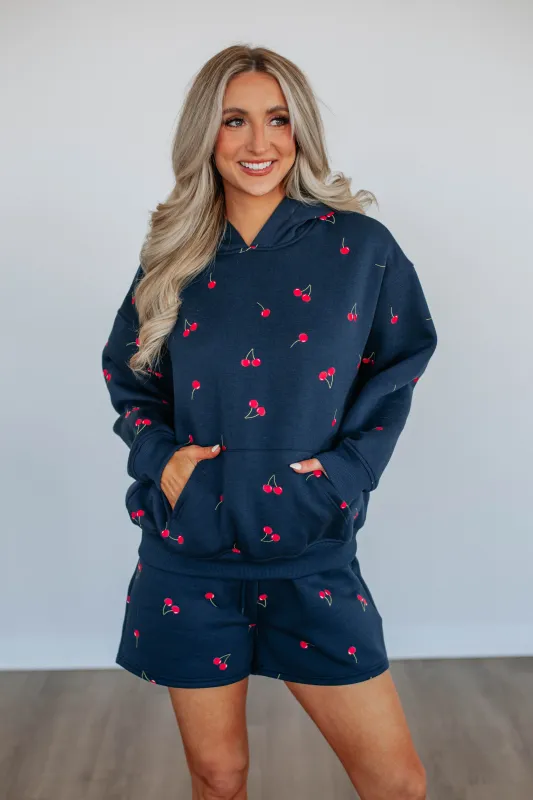 Cherry Picked Lounge Sweatshirt sold by Wild Oak Boutique
