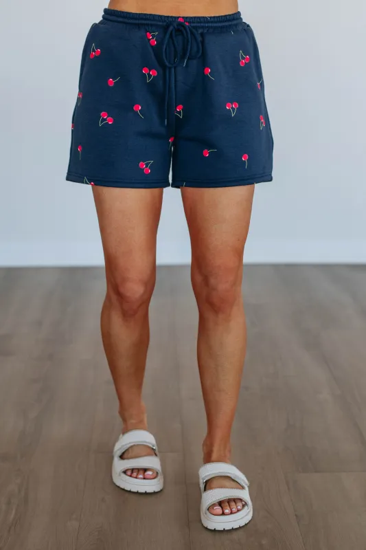 Cherry Picked Lounge Shorts sold by Wild Oak Boutique