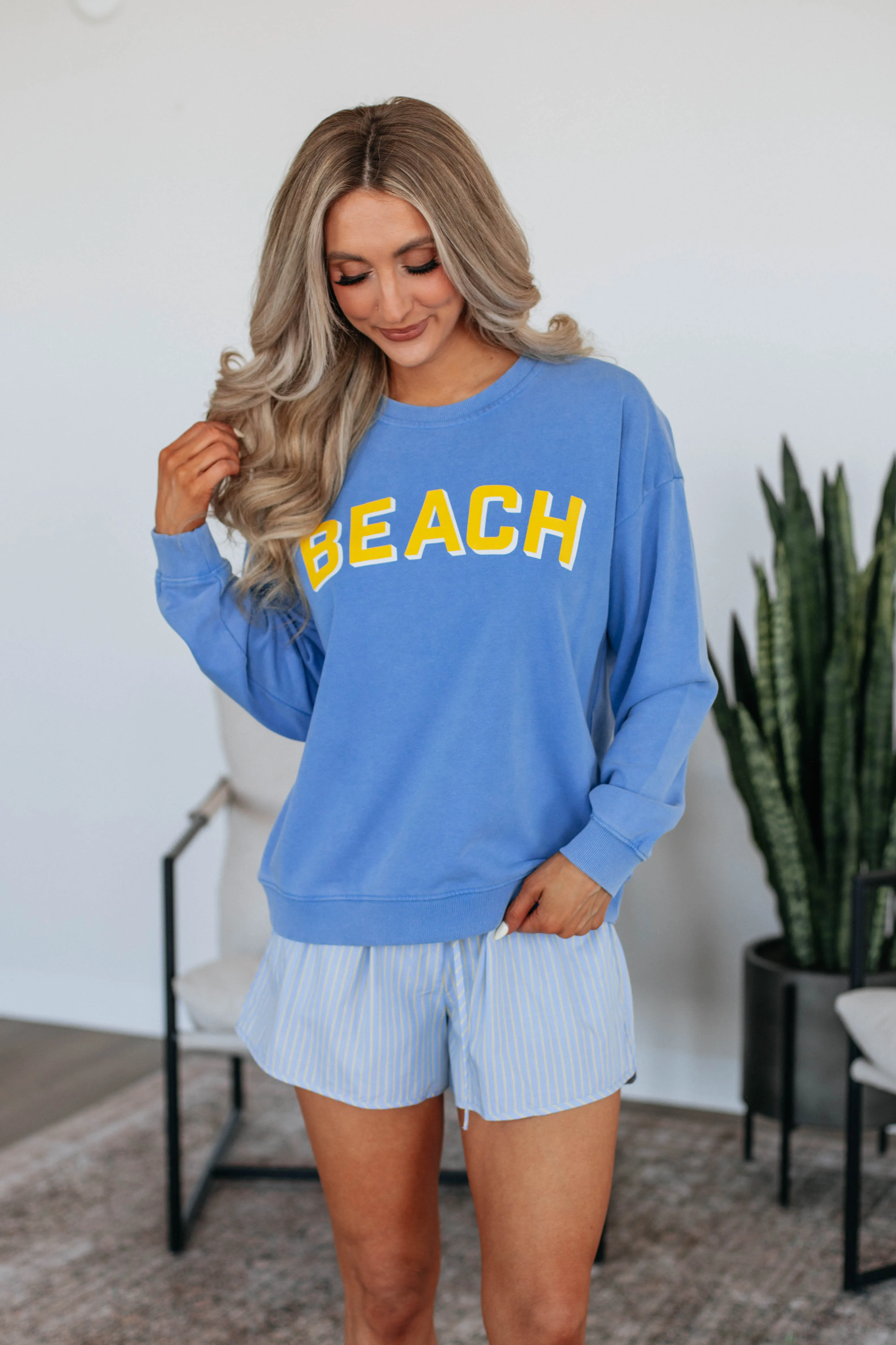 Beach Babe Crewneck sold by Wild Oak Boutique product image thumbnail 4