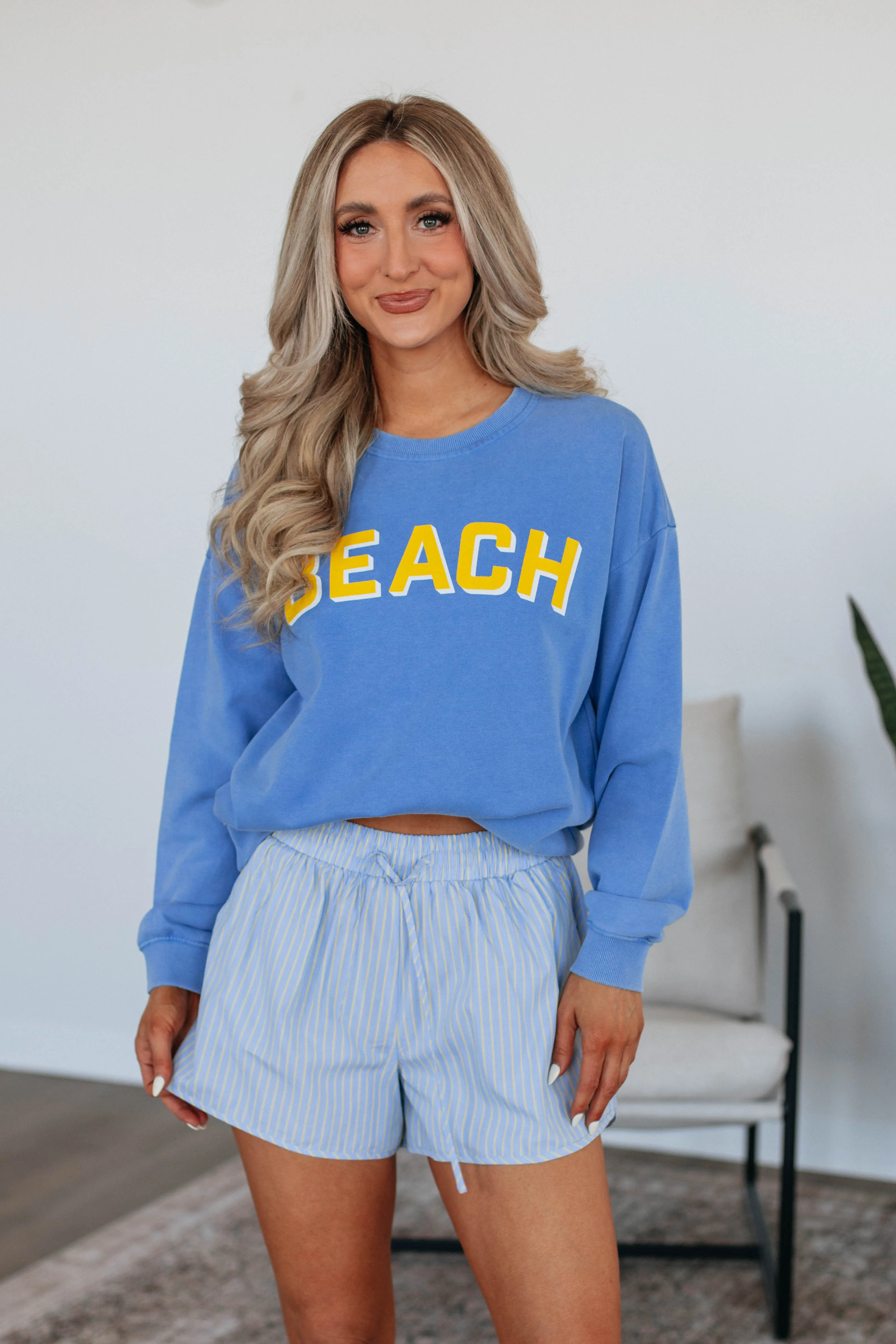 Beach Babe Crewneck sold by Wild Oak Boutique product image thumbnail 2