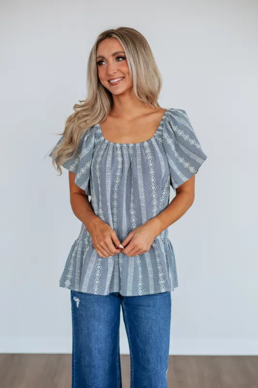 Alondra Top - Black Mix sold by Wild Oak Boutique