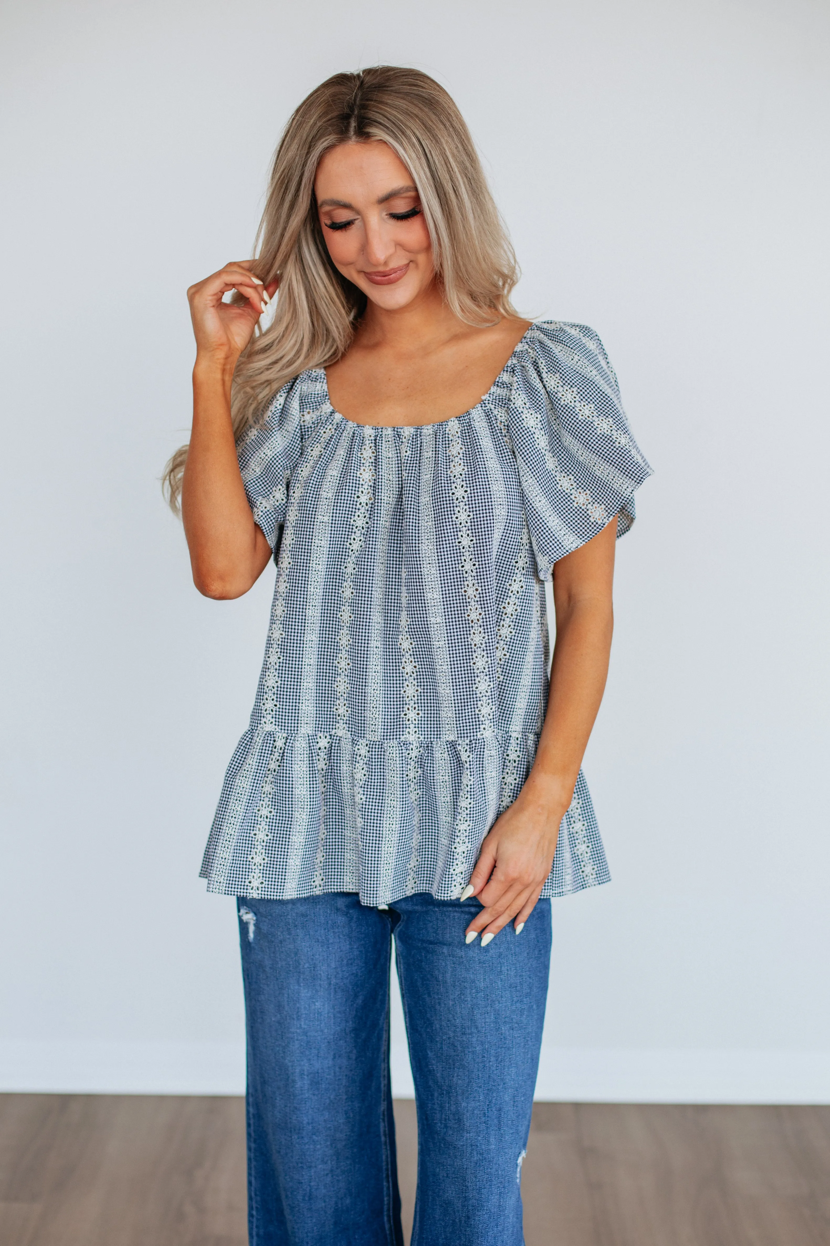 Alondra Top - Black Mix sold by Wild Oak Boutique product image thumbnail 4