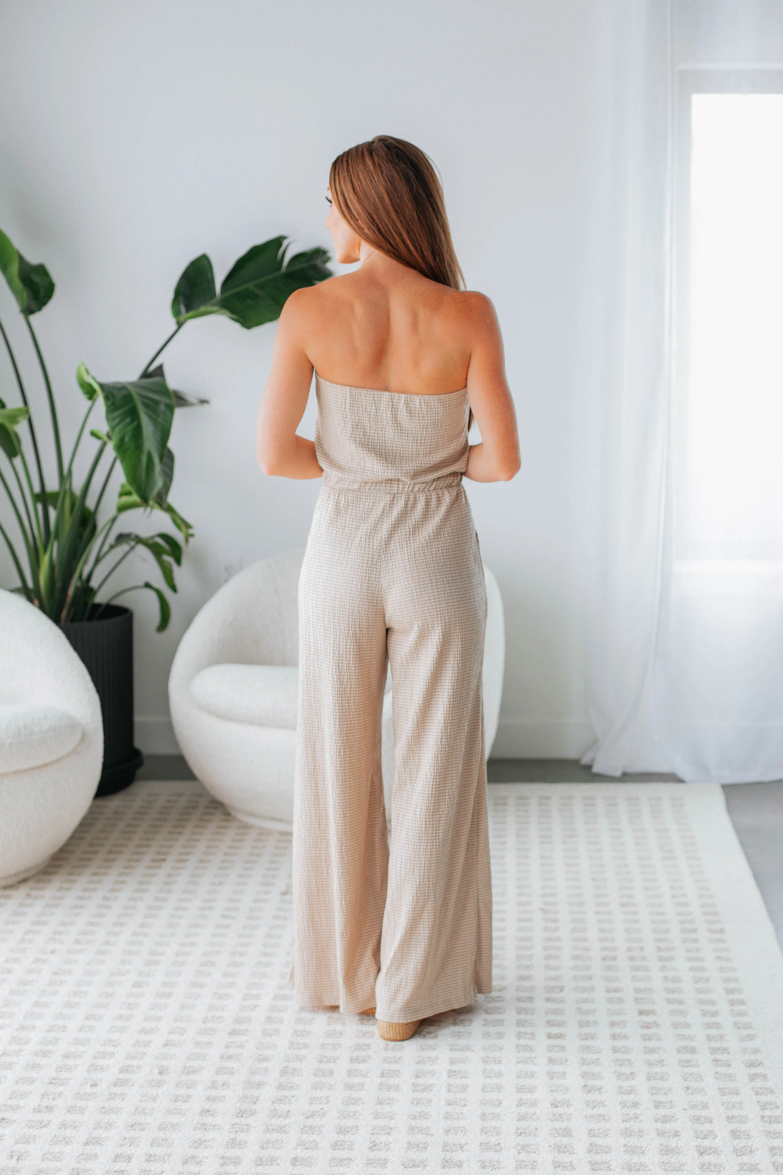 Tyla Striped Jumpsuit sold by Wild Oak Boutique product image thumbnail 3