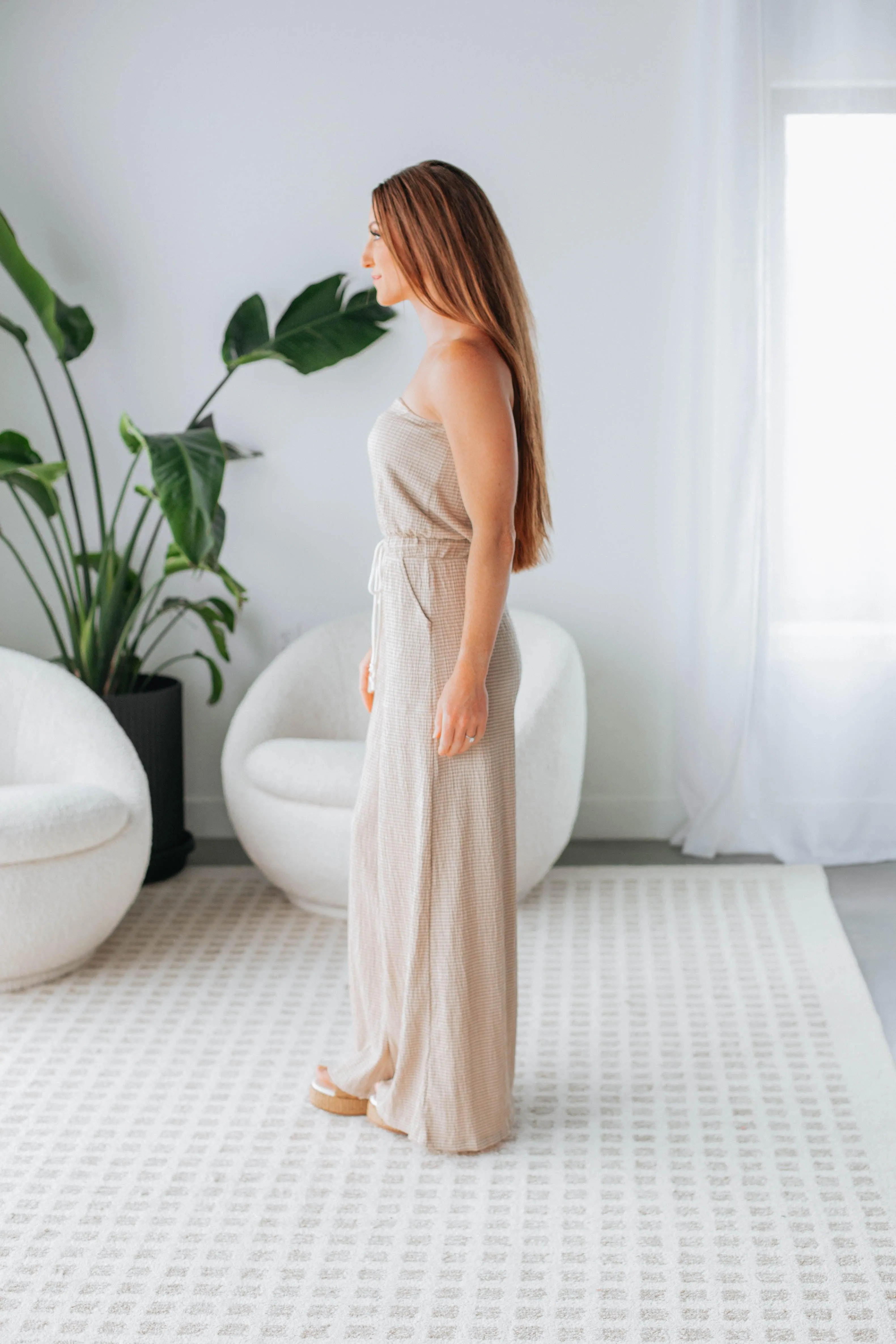 Tyla Striped Jumpsuit sold by Wild Oak Boutique product image thumbnail 2