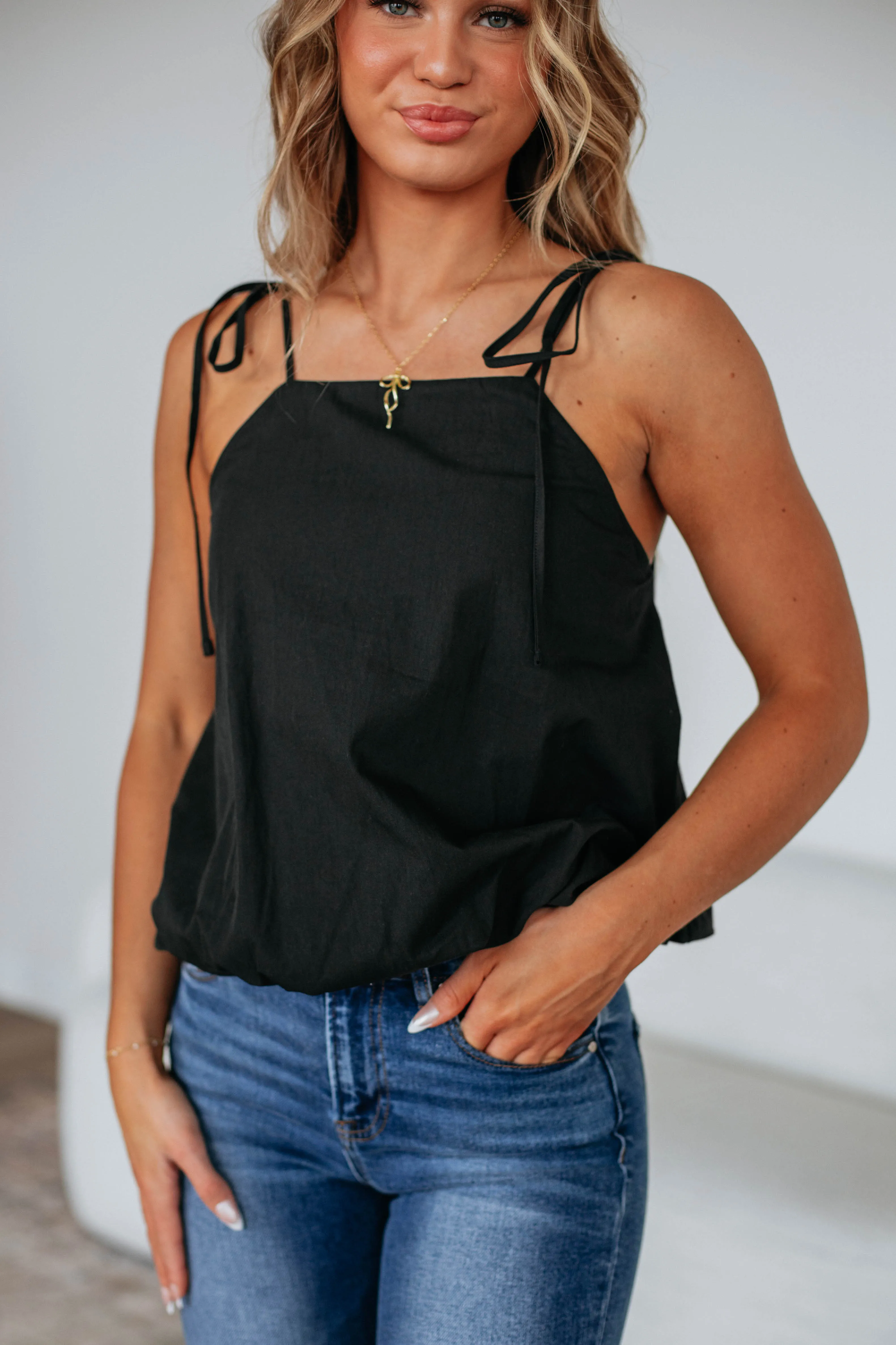 Audrianna Tank - Black sold by Wild Oak Boutique product image thumbnail 2