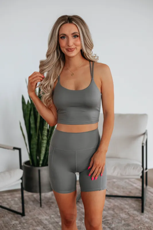 Tayten Biker Shorts - Pebble sold by Wild Oak Boutique