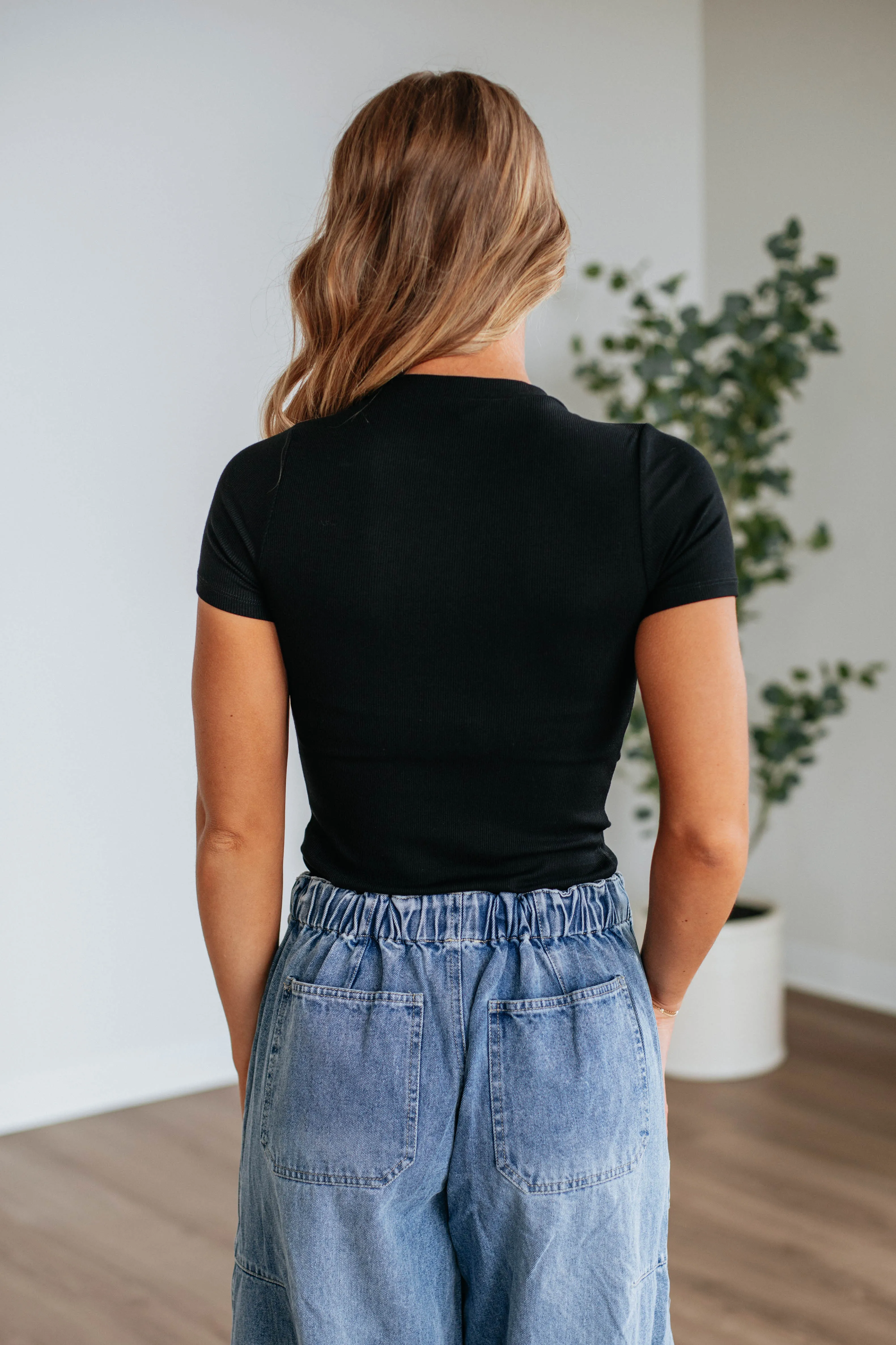 Rory Ribbed Top - Black sold by Wild Oak Boutique product image thumbnail 5