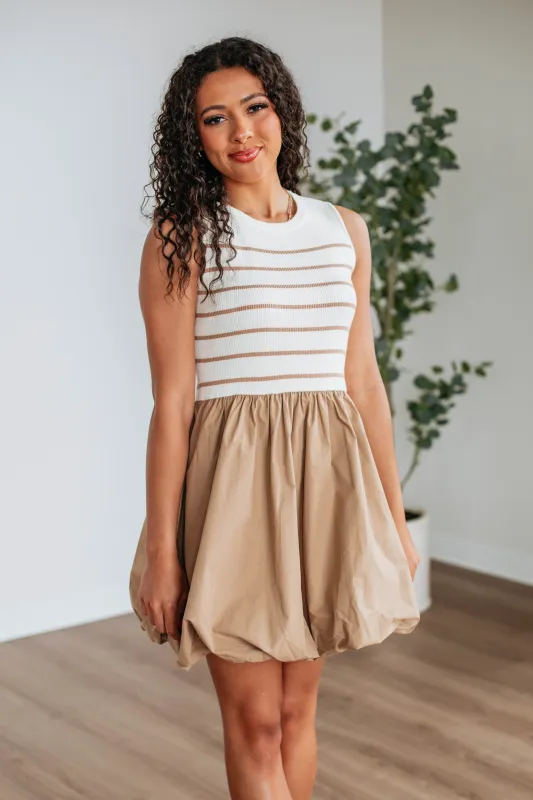 Mavah Contrast Dress sold by Wild Oak Boutique