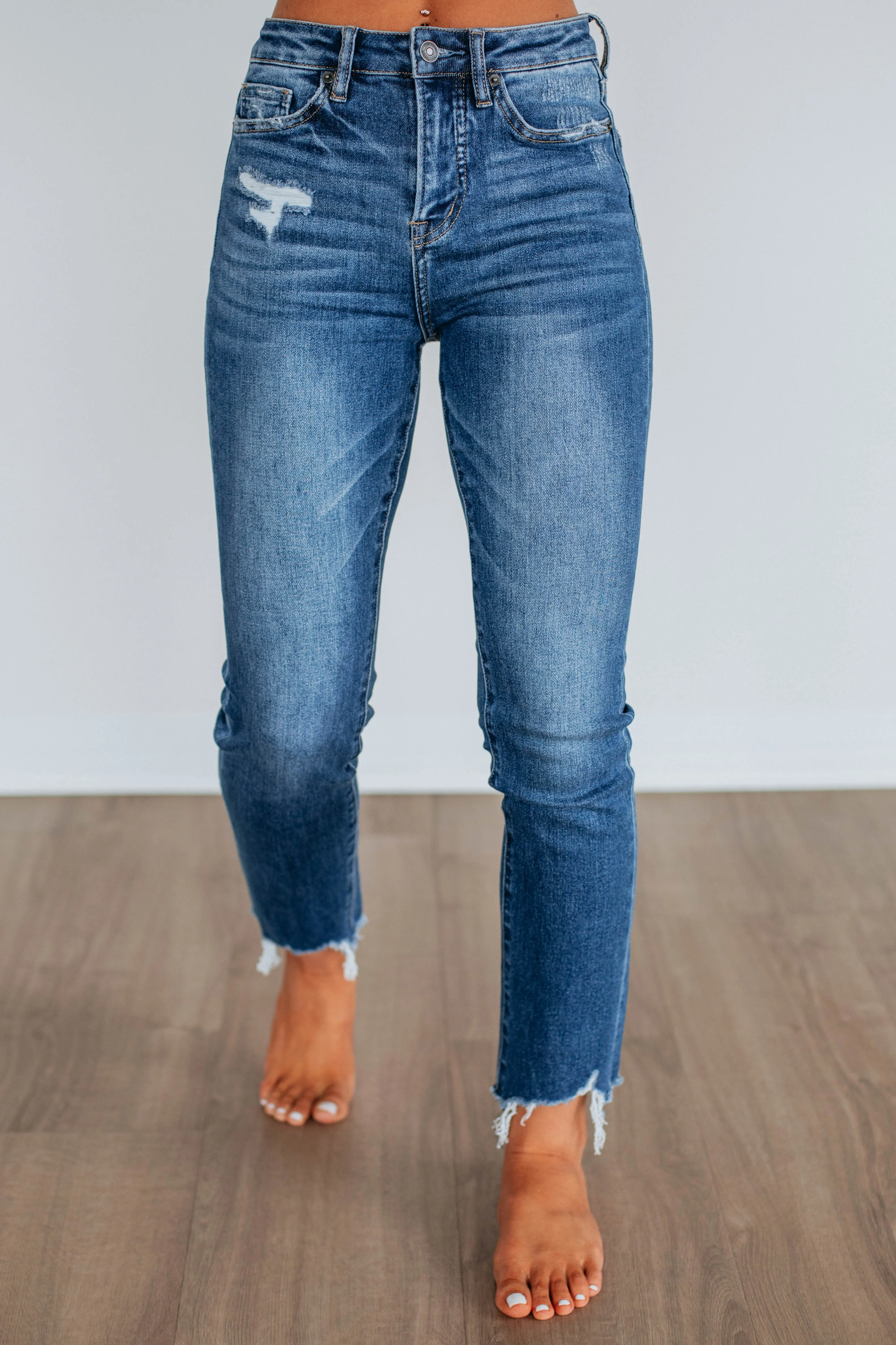 Jeniva Mica Jeans - Dark Wash sold by Wild Oak Boutique