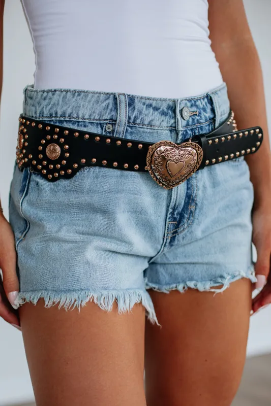 Badlands Babe Belt - Black sold by Wild Oak Boutique