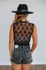 Lessie Lace Top - Black sold by Wild Oak Boutique