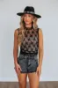 Lessie Lace Top - Black sold by Wild Oak Boutique