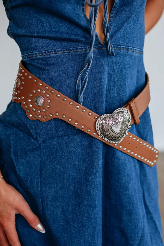 Badlands Babe Belt - Butterscotch sold by Wild Oak Boutique