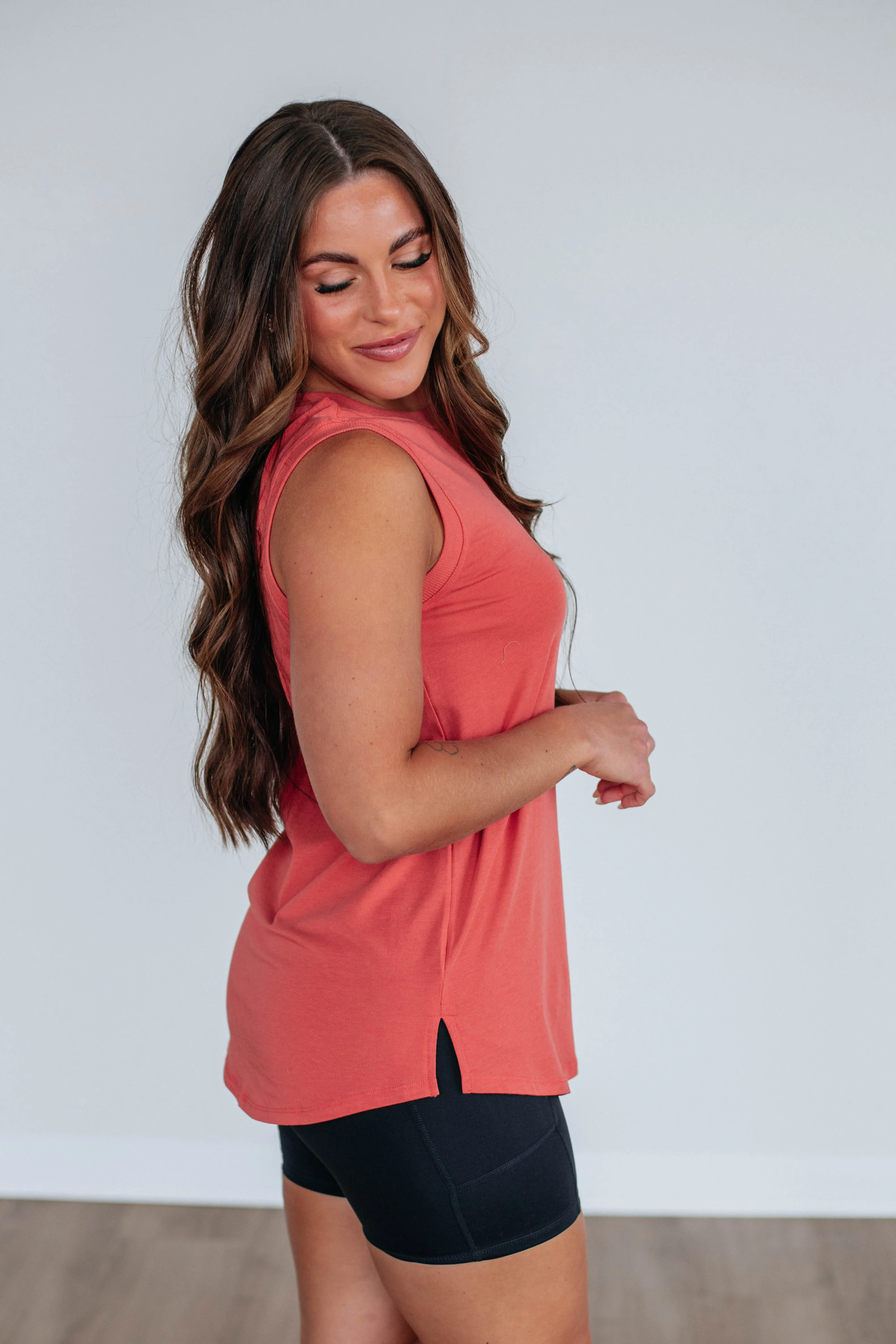 Elandra Basic Tank - Sienna sold by Wild Oak Boutique product image thumbnail 2