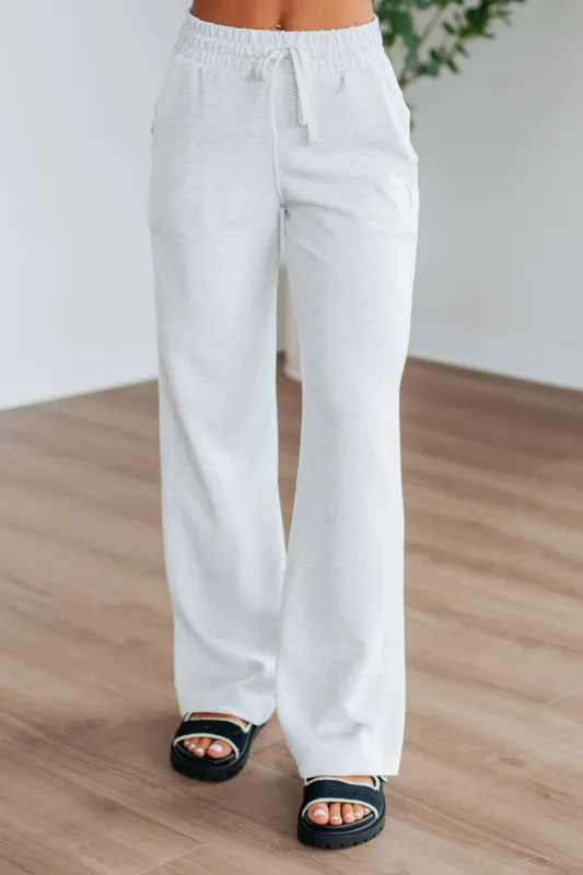 Kirsten Lounge Pants - Grey Melange made by Rae Mode