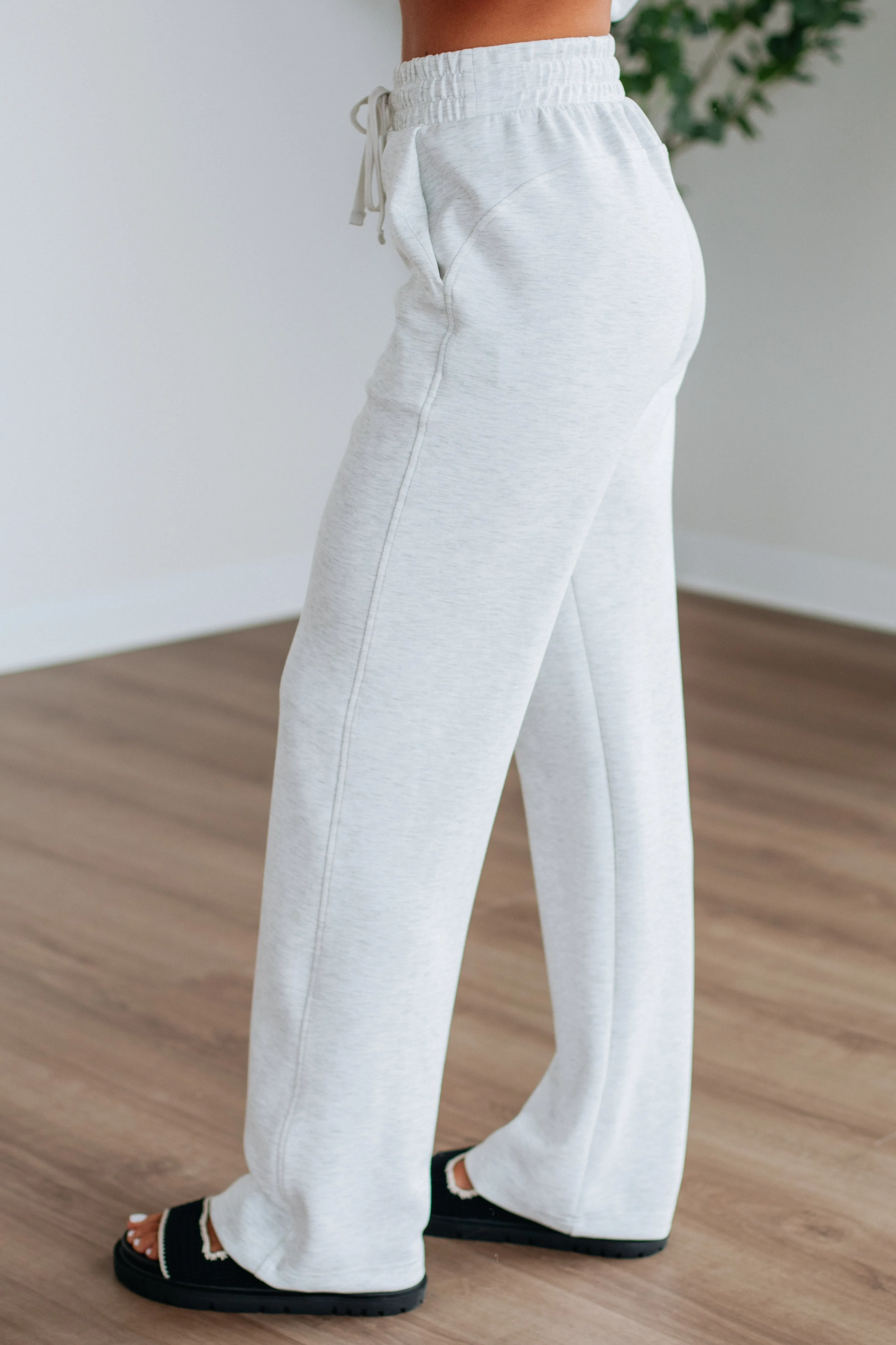 Kirsten Lounge Pants - Grey Melange sold by Wild Oak Boutique product image thumbnail 3