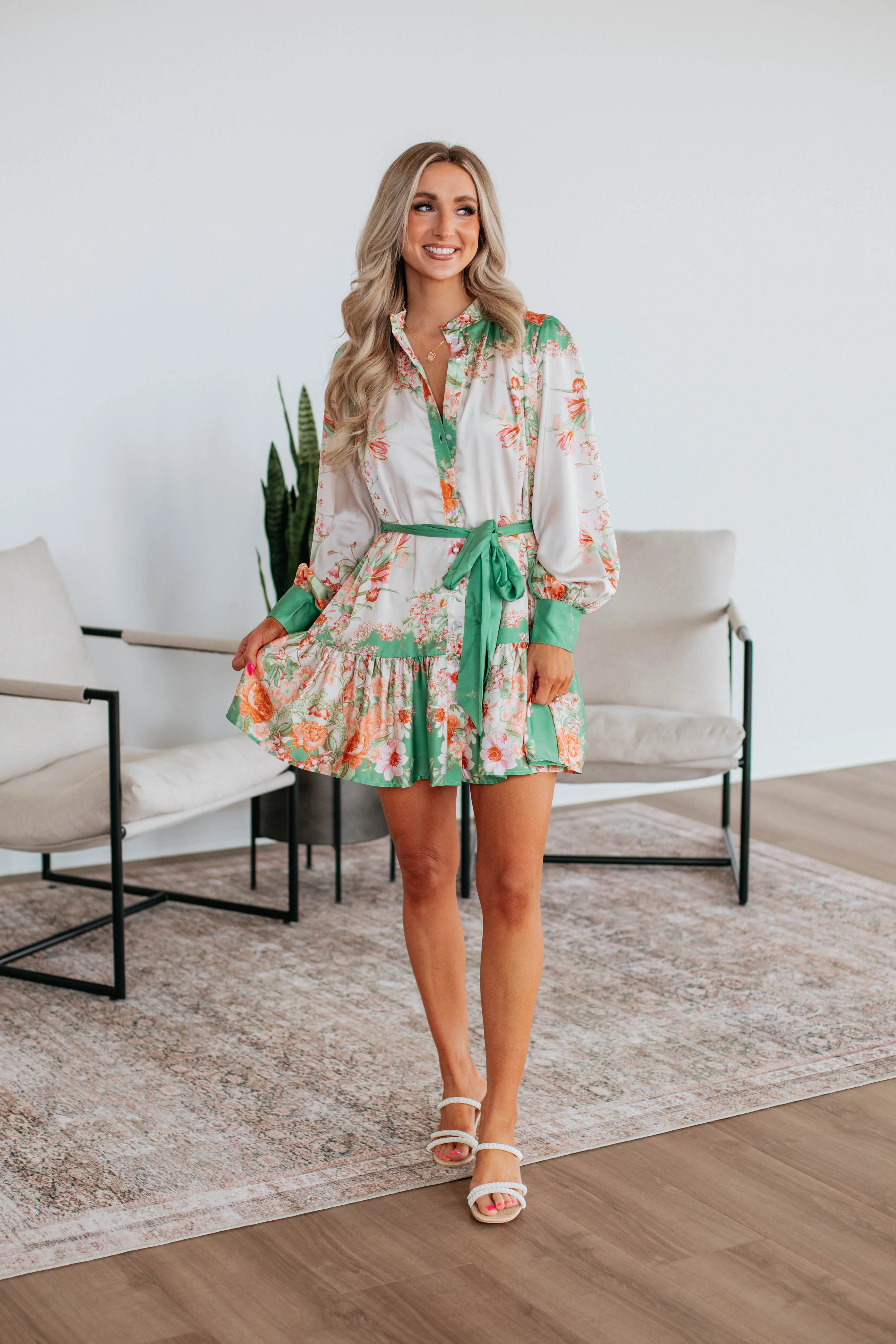 Emmalyn Floral Dress sold by Wild Oak Boutique product image thumbnail 3
