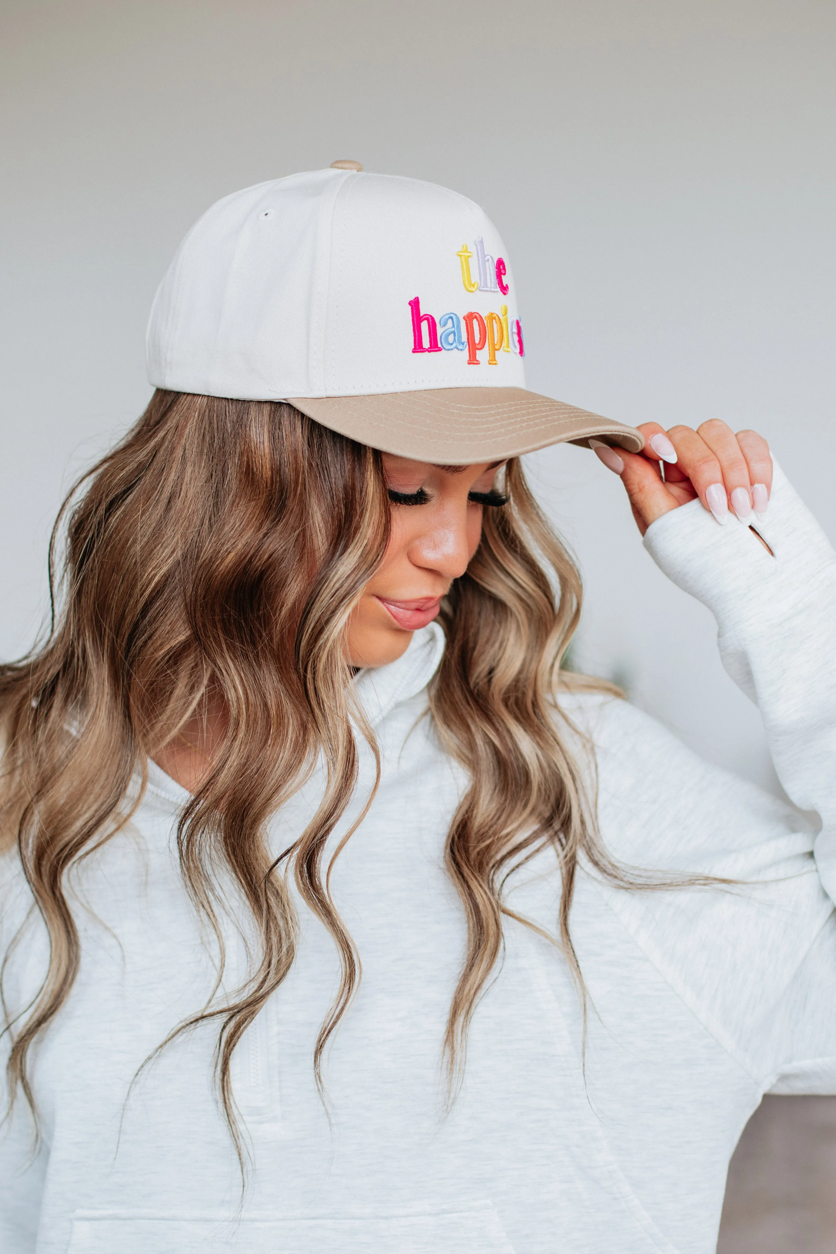 The Happiest Trucker Hat sold by Wild Oak Boutique product image thumbnail 3