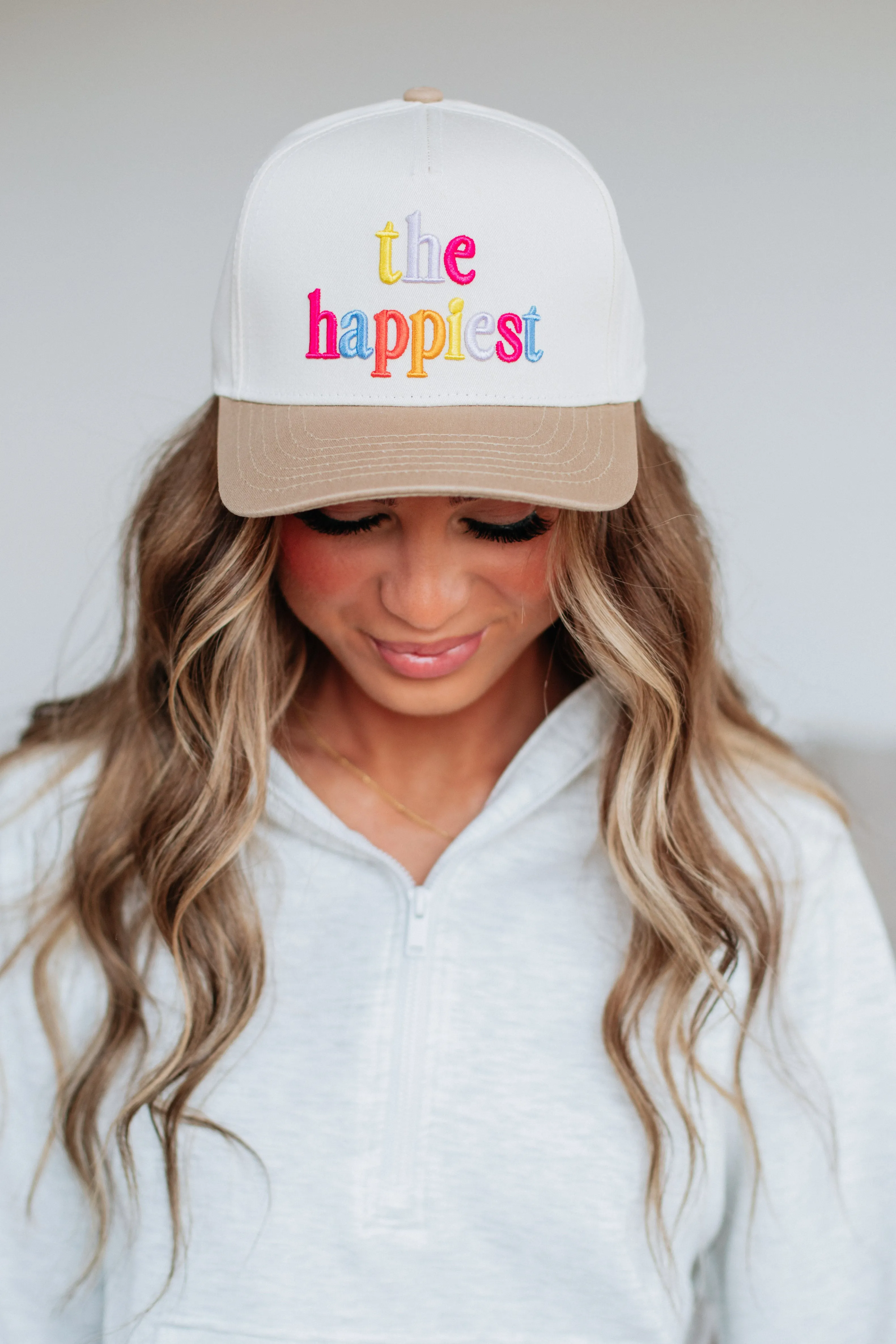 The Happiest Trucker Hat sold by Wild Oak Boutique product image thumbnail 4