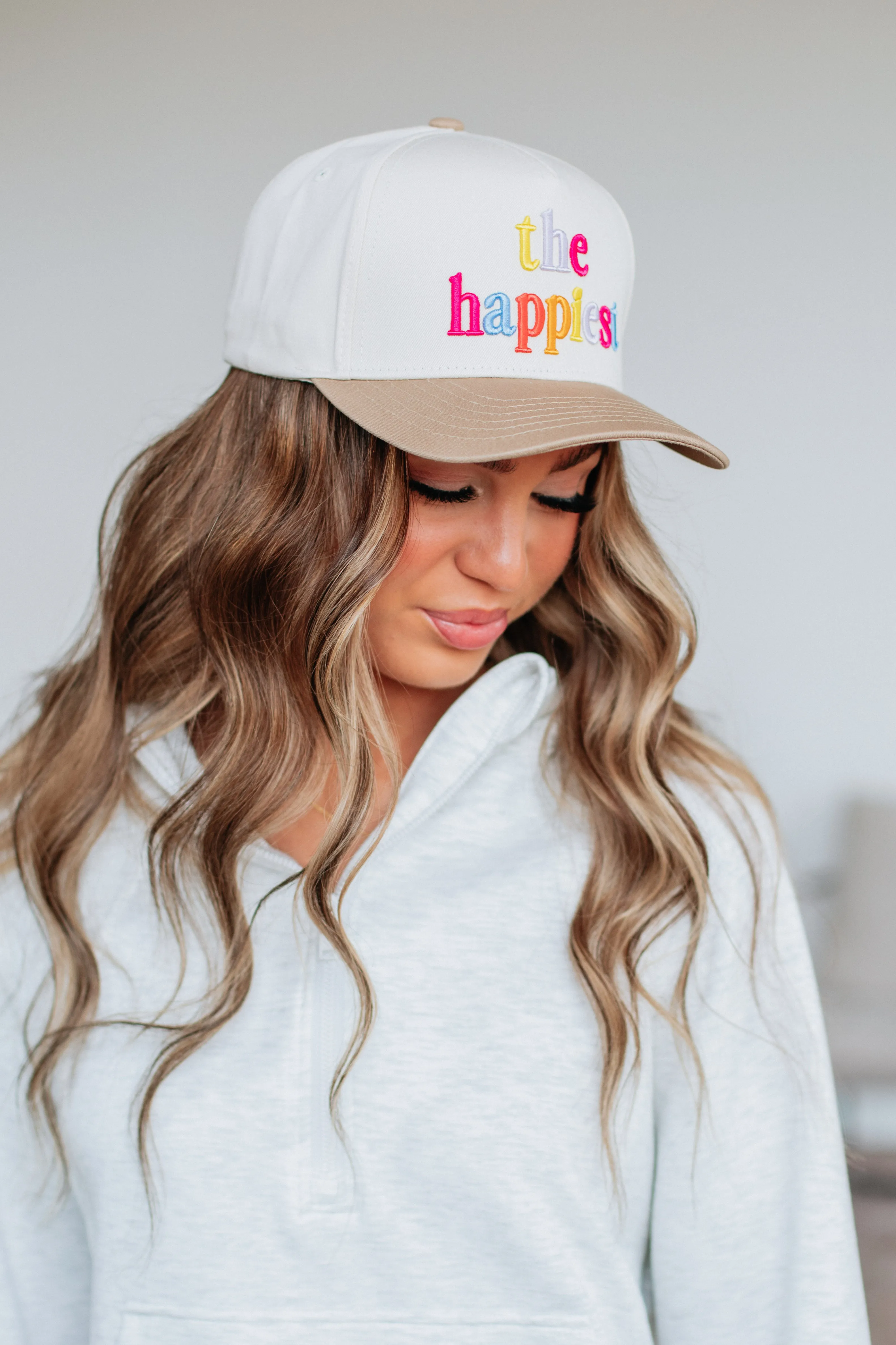 The Happiest Trucker Hat sold by Wild Oak Boutique product image thumbnail 2