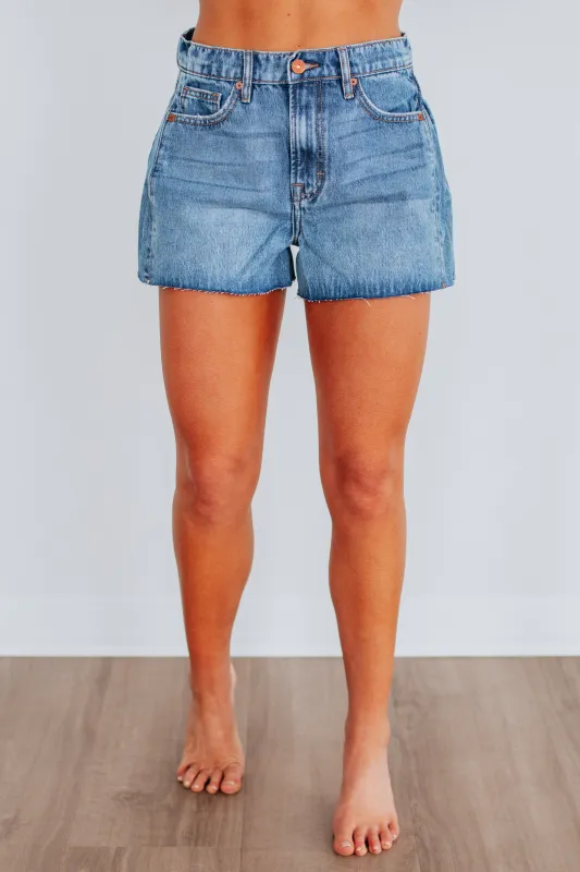 Ava Hidden Shorts - Medium Wash sold by Wild Oak Boutique