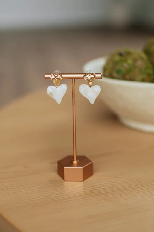 Kelsea Heart Earrings sold by Wild Oak Boutique