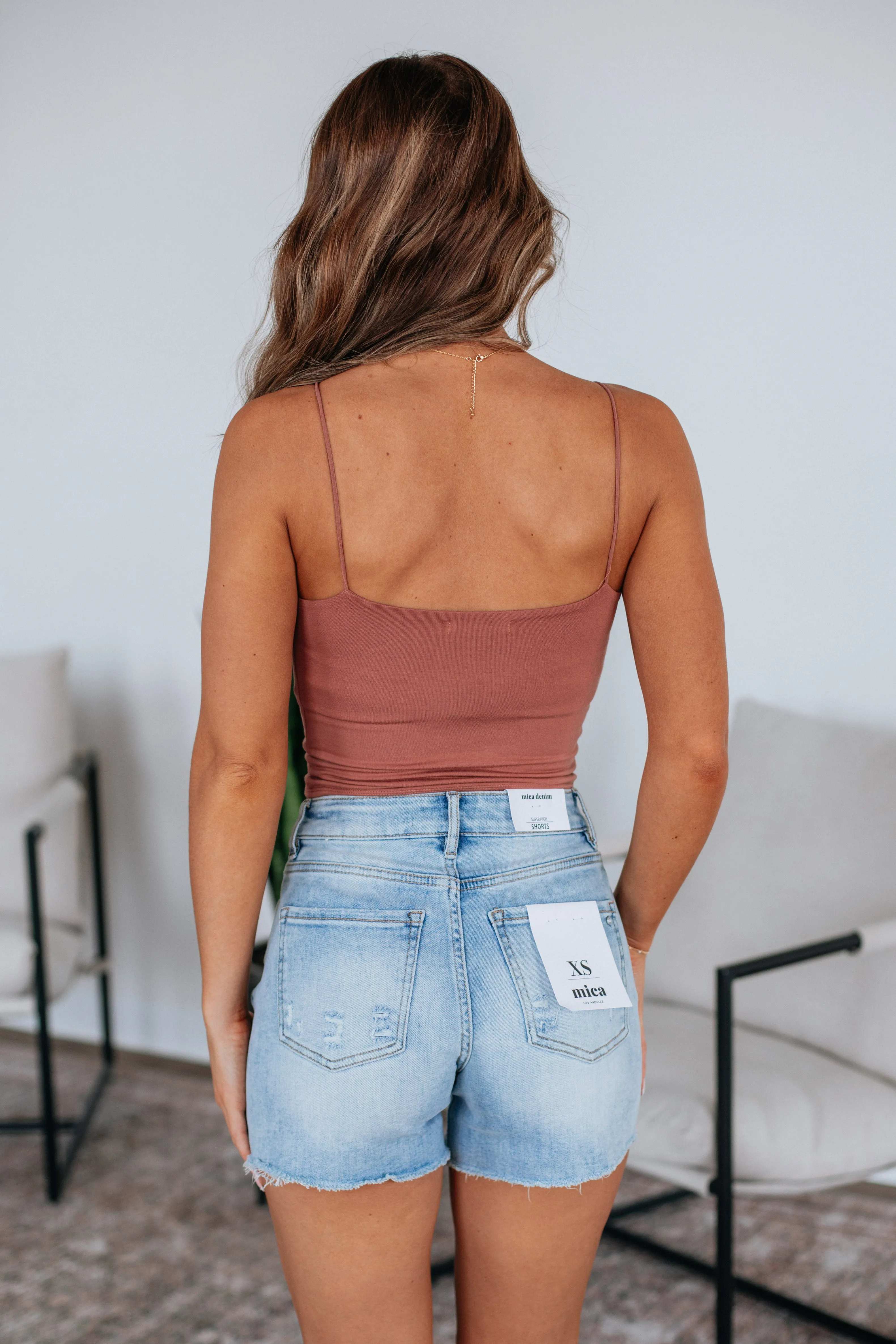Mila Basic Tank - Terracotta sold by Wild Oak Boutique product image thumbnail 5