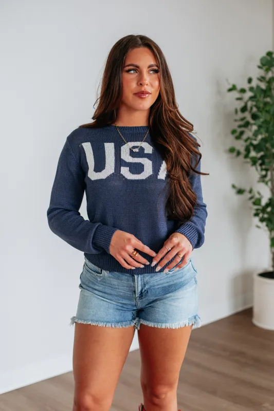 Nothing More American Sweater made by Le Lis