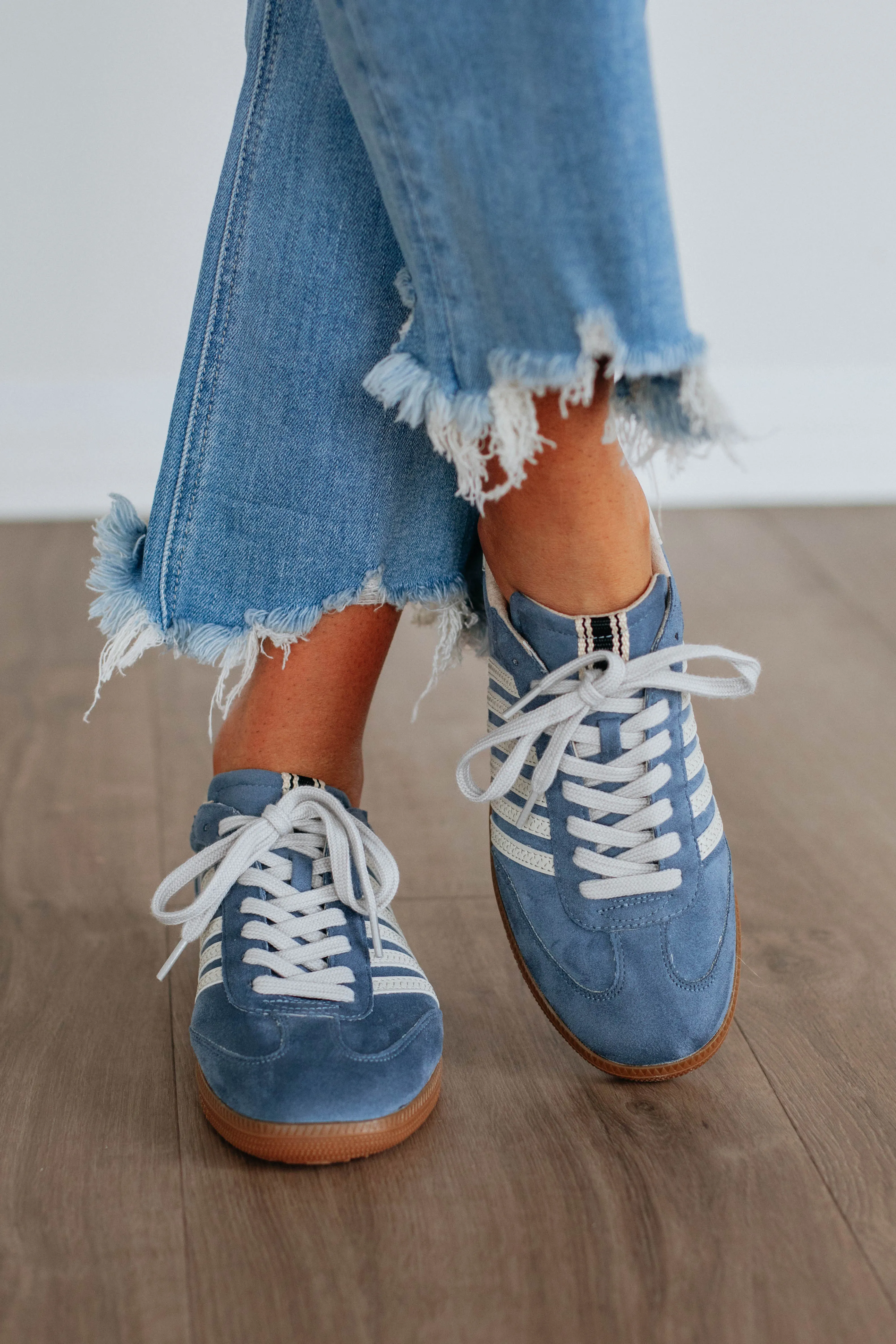 Always A Trendsetter Sneakers - Dusty Blue sold by Wild Oak Boutique product image thumbnail 3