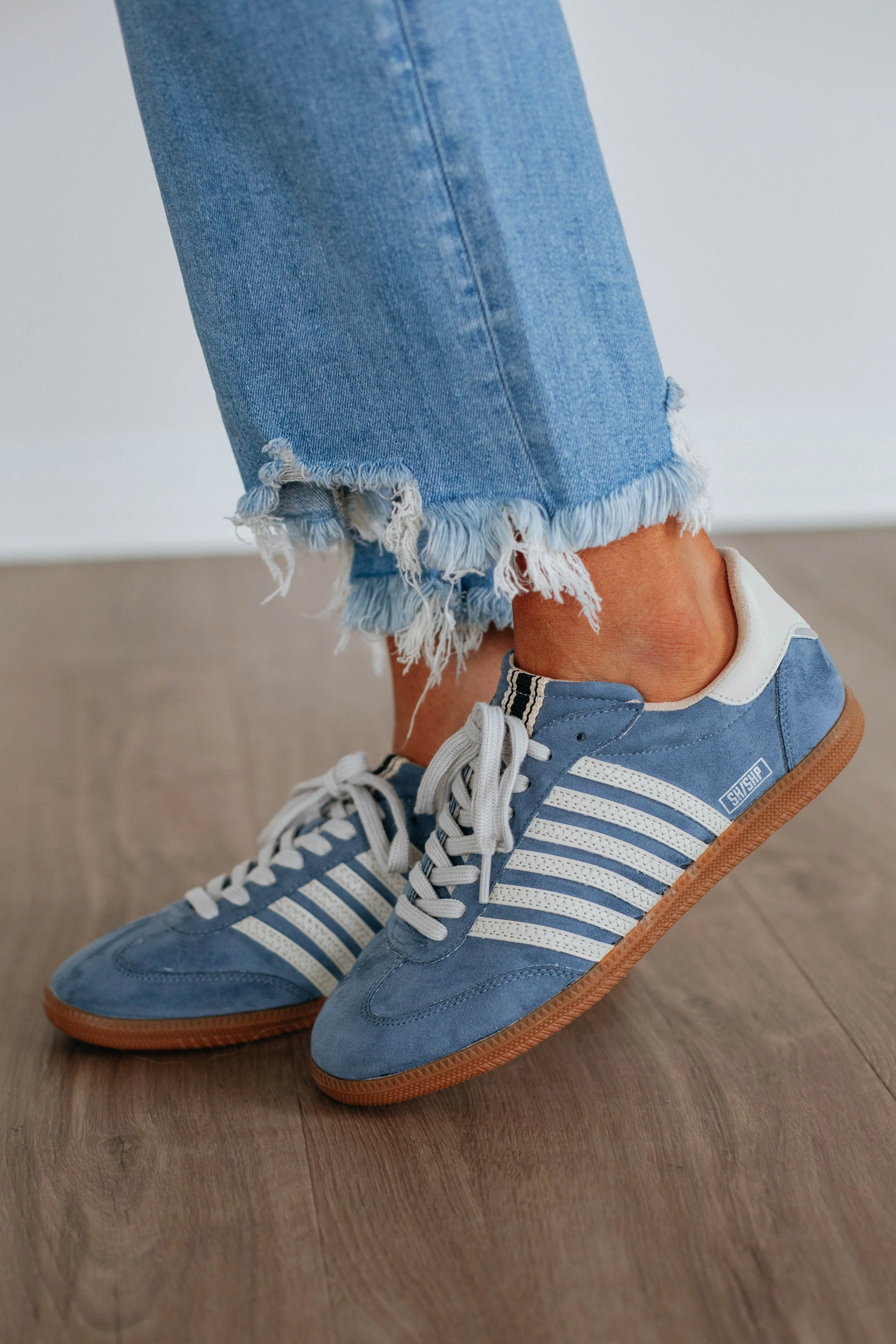 Always A Trendsetter Sneakers - Dusty Blue sold by Wild Oak Boutique product image thumbnail 2