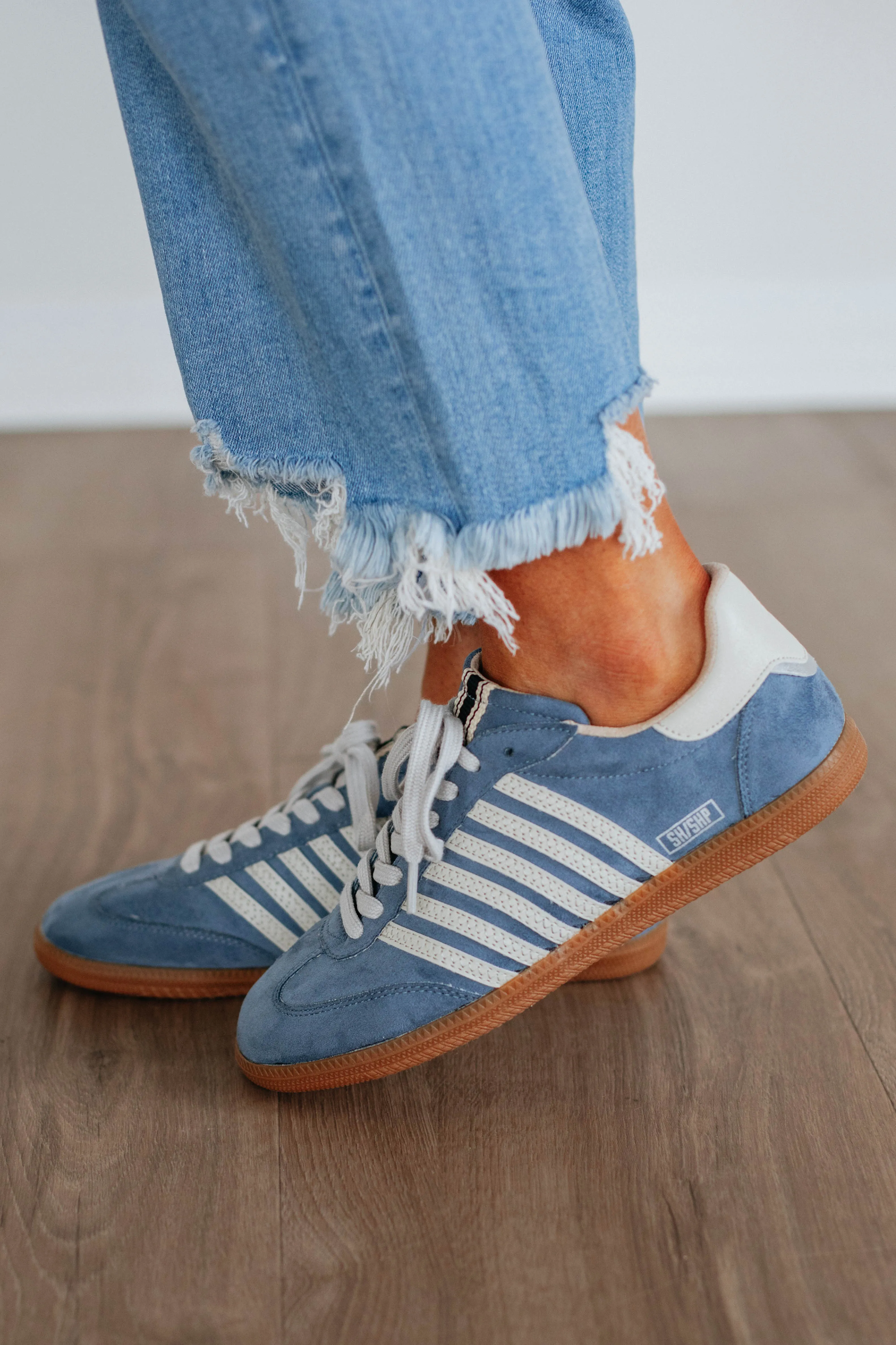 Always A Trendsetter Sneakers - Dusty Blue sold by Wild Oak Boutique product image thumbnail 5