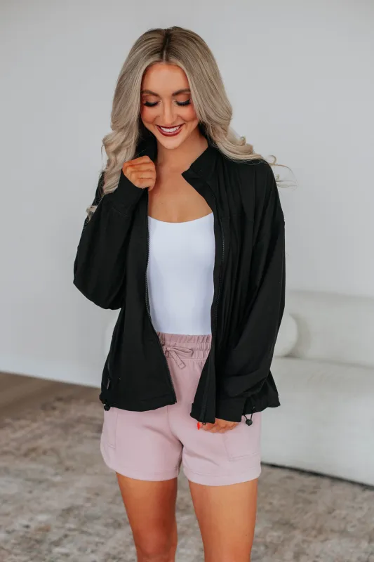 Sacsha Active Jacket - Black sold by Wild Oak Boutique