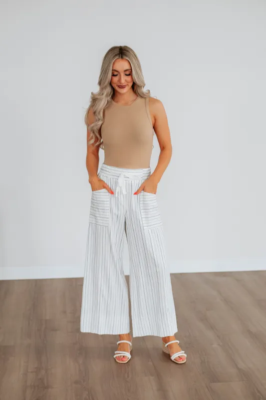 Maisha Striped Pants sold by Wild Oak Boutique