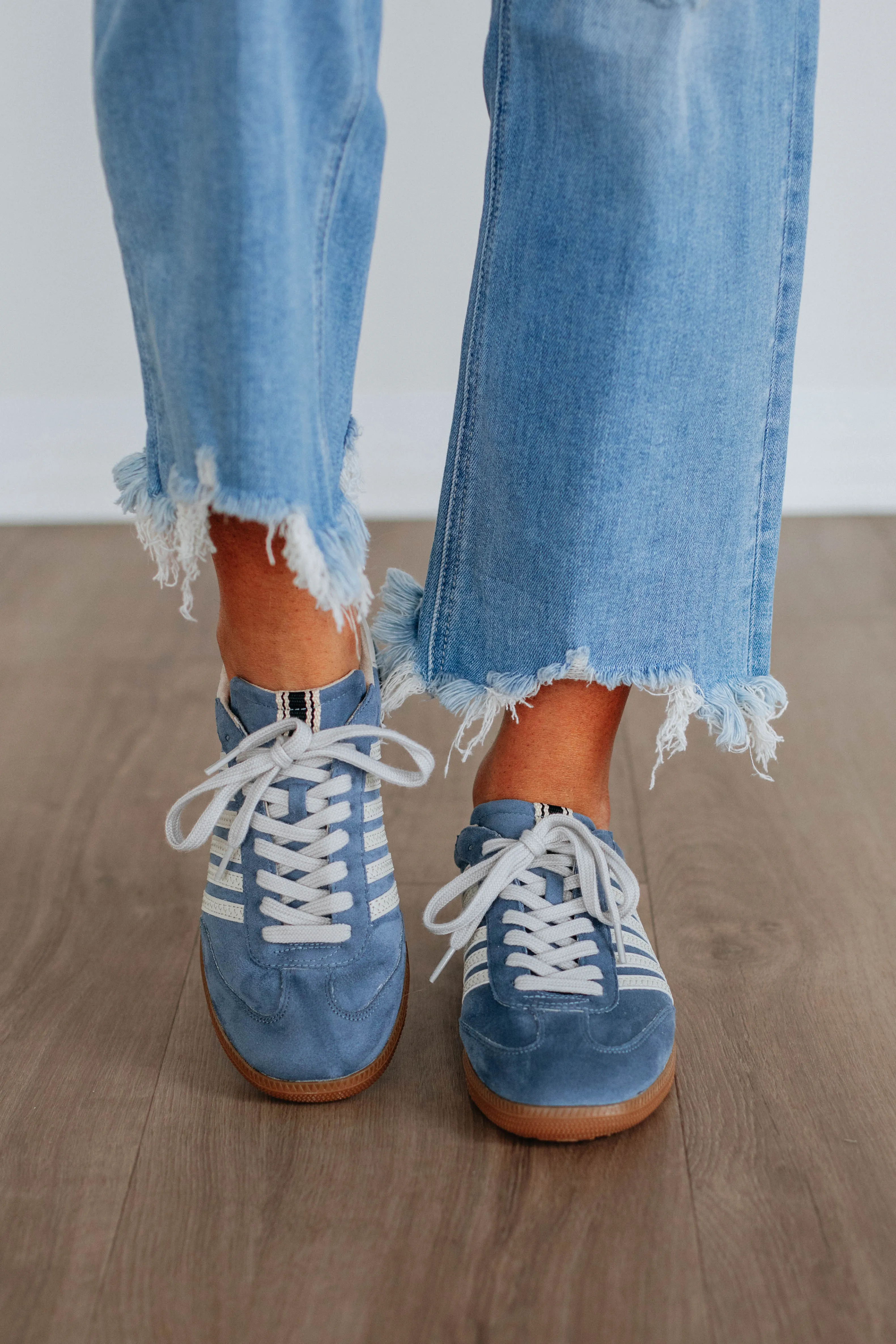 Always A Trendsetter Sneakers - Dusty Blue sold by Wild Oak Boutique product image thumbnail 4
