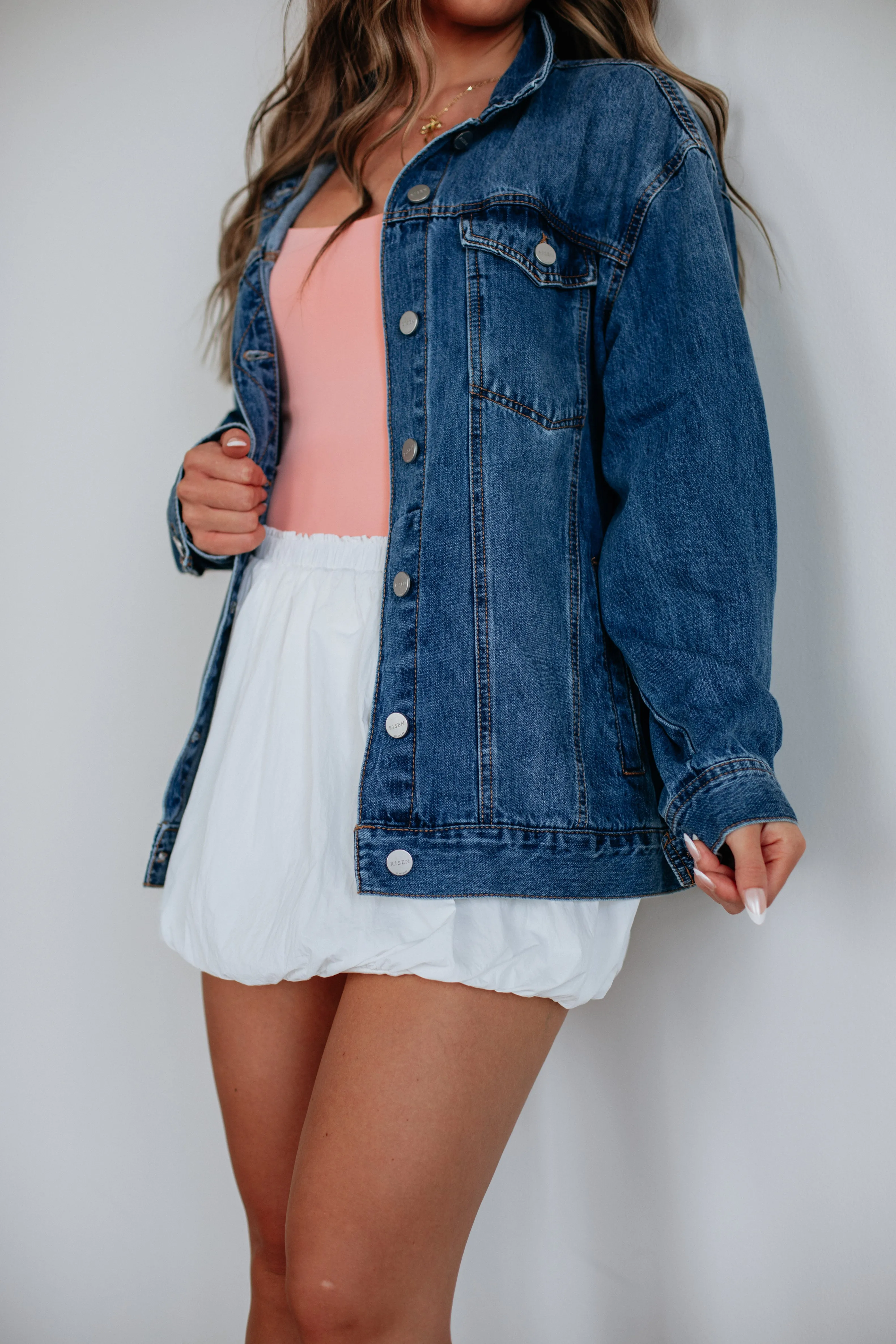 Randie Risen Denim Jacket sold by Wild Oak Boutique product image thumbnail 2