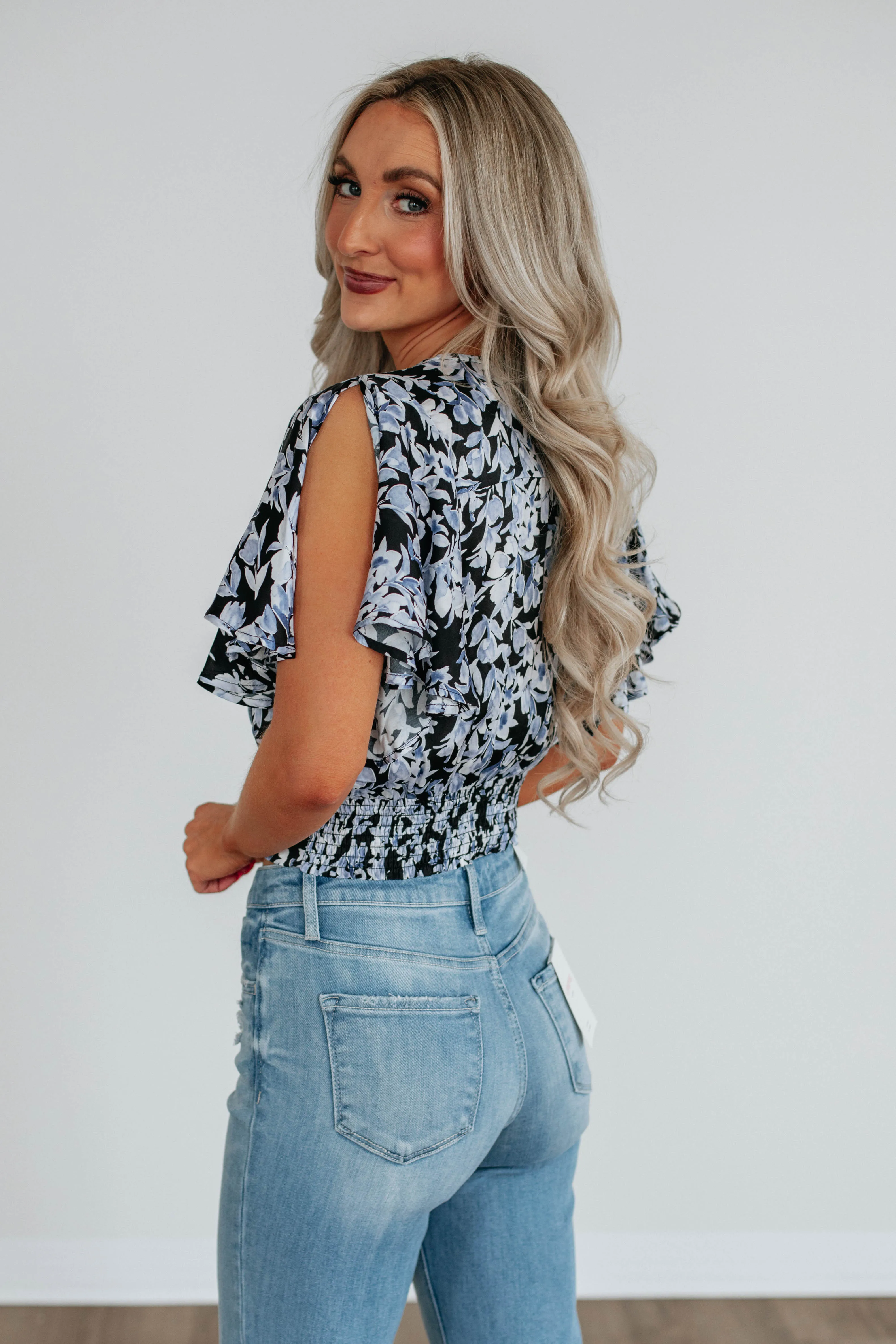 Lilo Floral Top sold by Wild Oak Boutique product image thumbnail 5