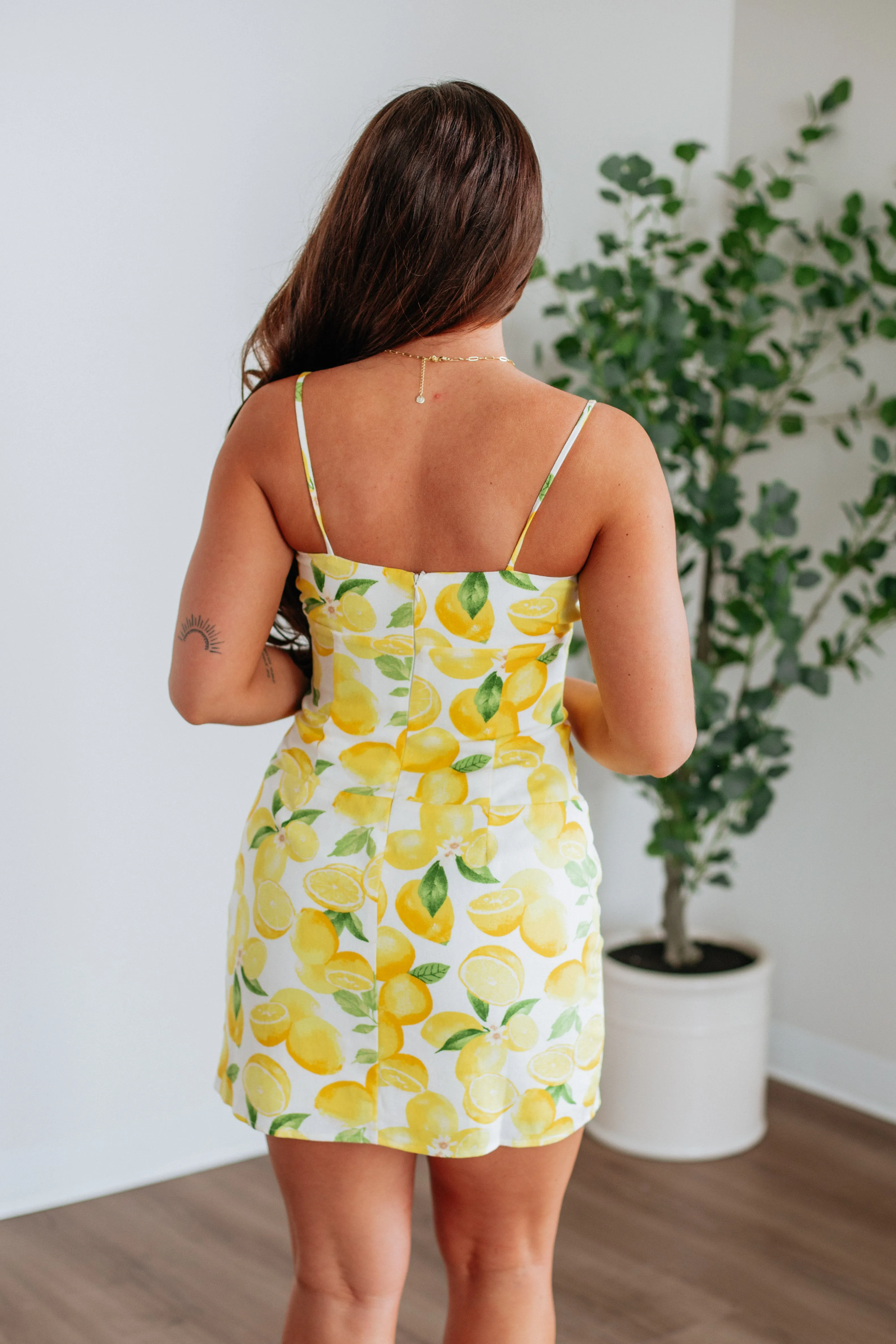 Lemon Drop Darling Dress sold by Wild Oak Boutique product image thumbnail 5