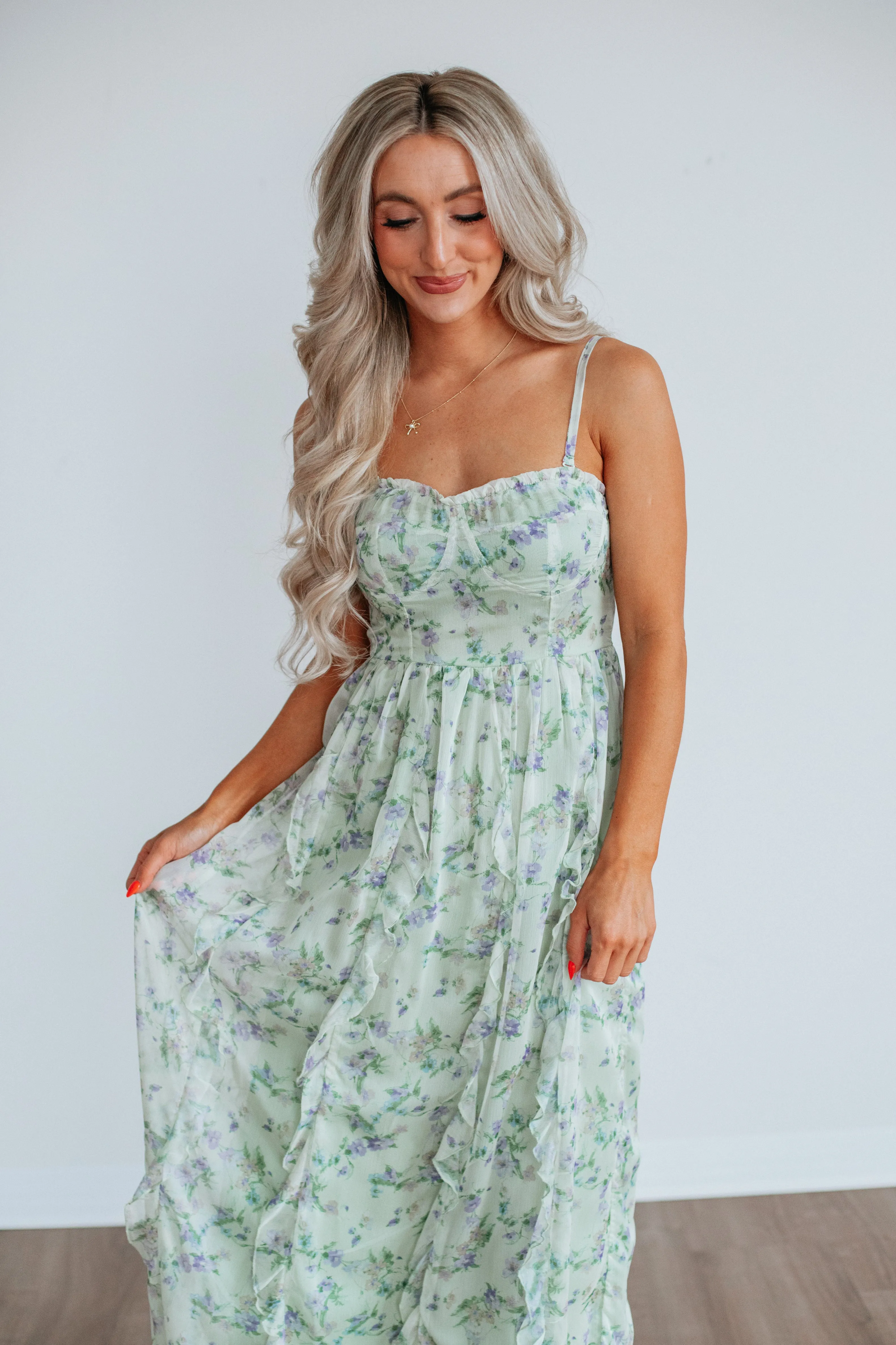 Melia Floral Dress sold by Wild Oak Boutique product image thumbnail 2