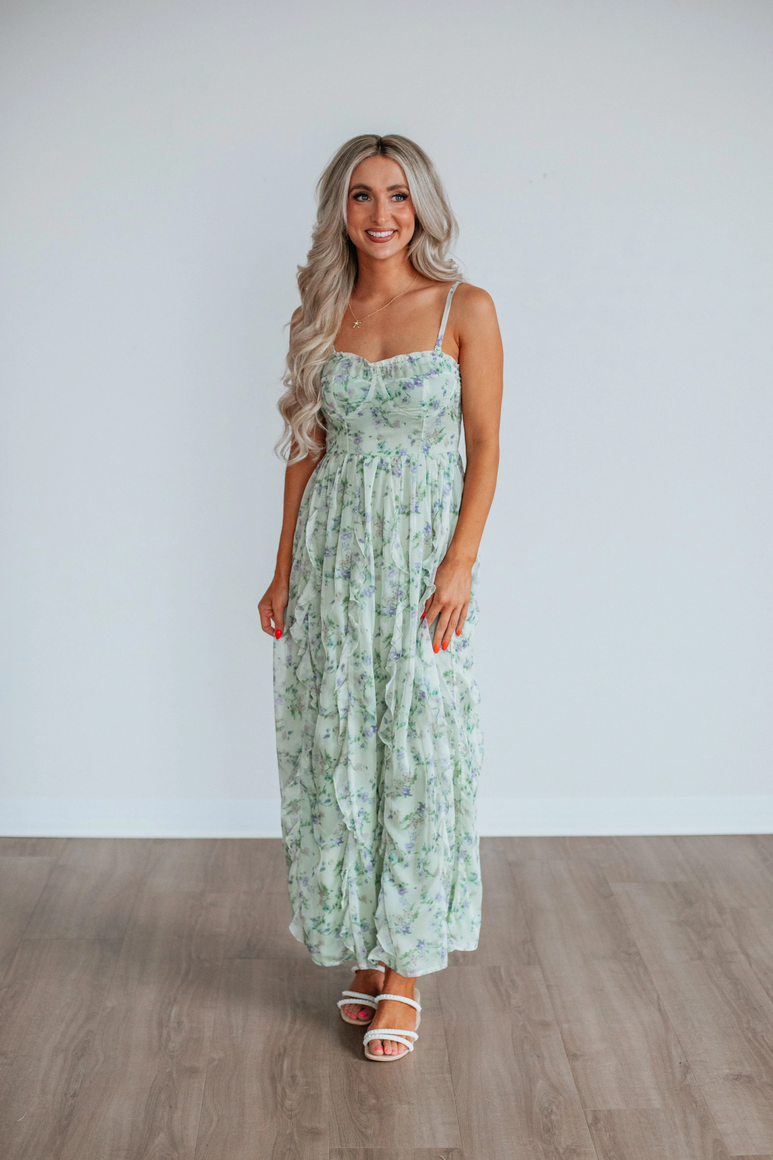 Melia Floral Dress sold by Wild Oak Boutique