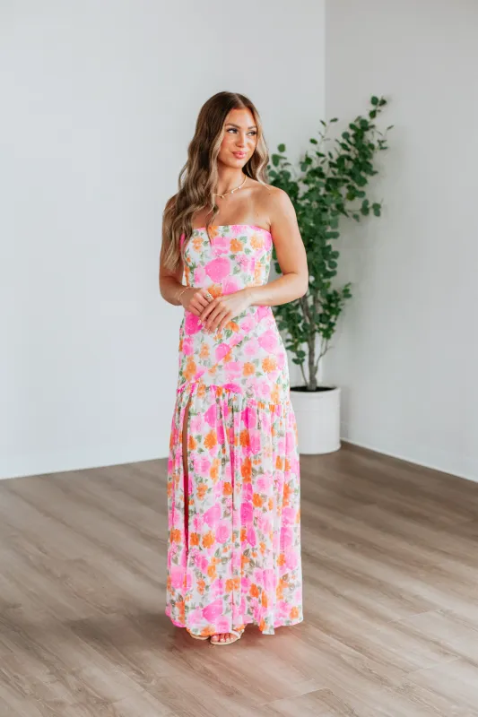 Audrey Floral Dress sold by Wild Oak Boutique