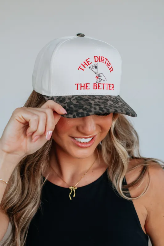 The Dirtier The Better Trucker Hat - Leopard Mix sold by Wild Oak Boutique