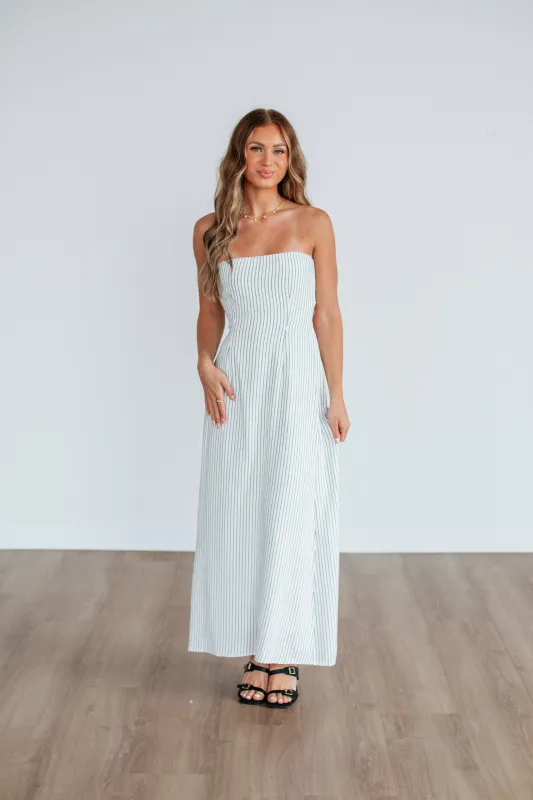 Lyana Striped Dress sold by Wild Oak Boutique