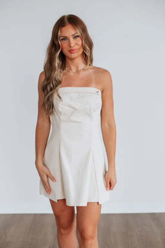 Gigi Strapless Dress sold by Wild Oak Boutique