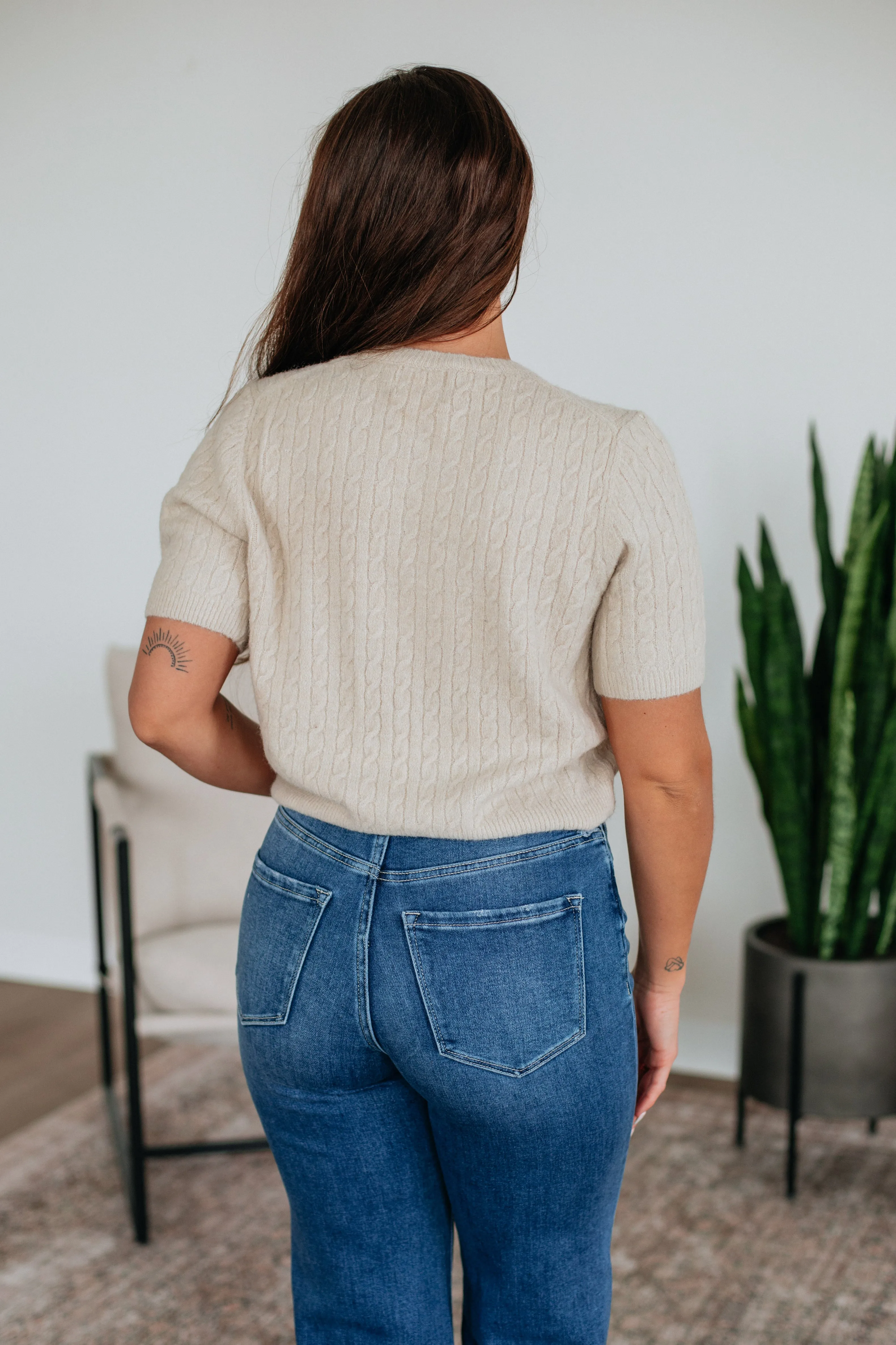 Denise Cardigan Top - Sand sold by Wild Oak Boutique product image thumbnail 5