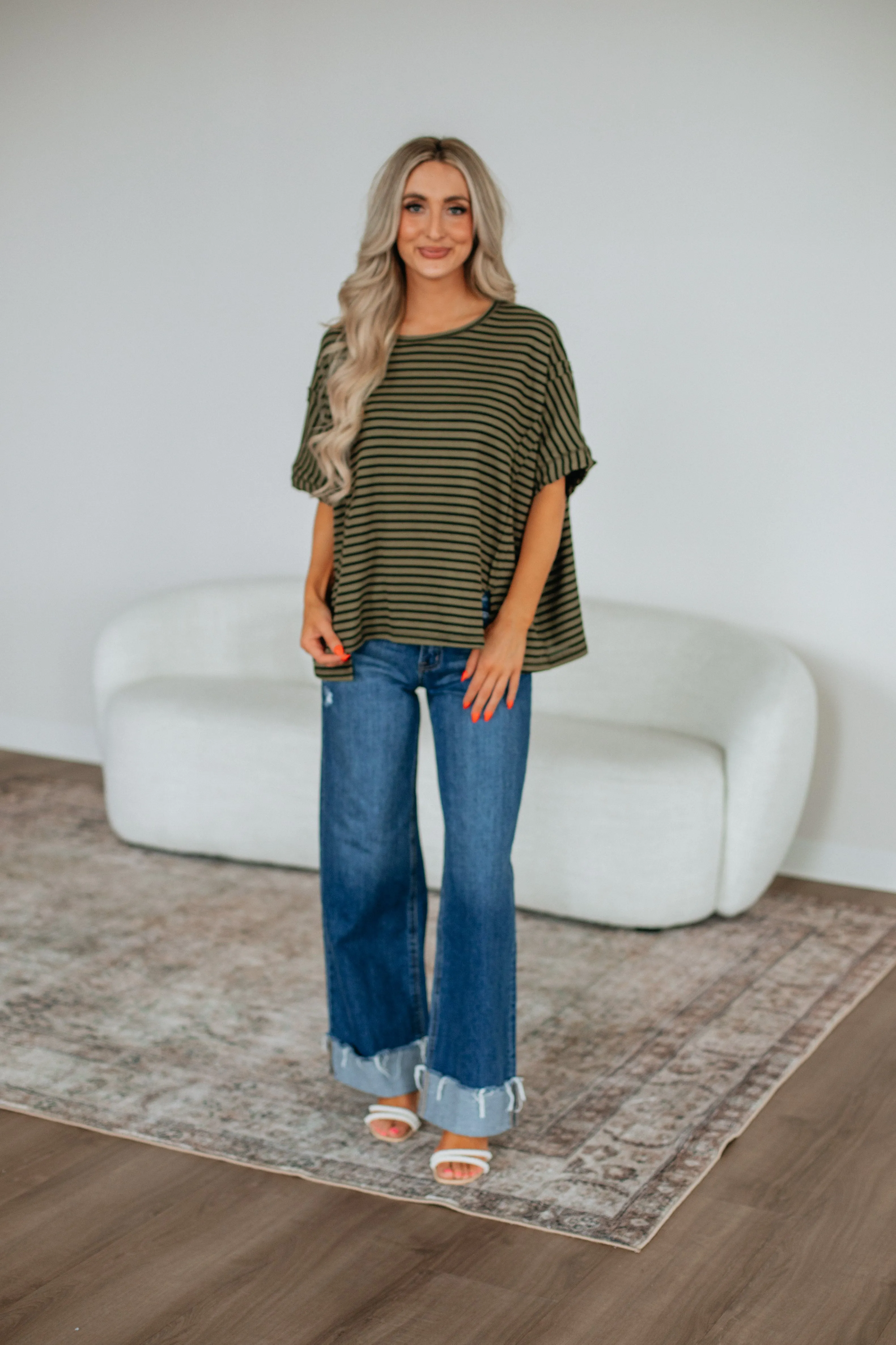 Zelie Striped Top sold by Wild Oak Boutique product image thumbnail 3