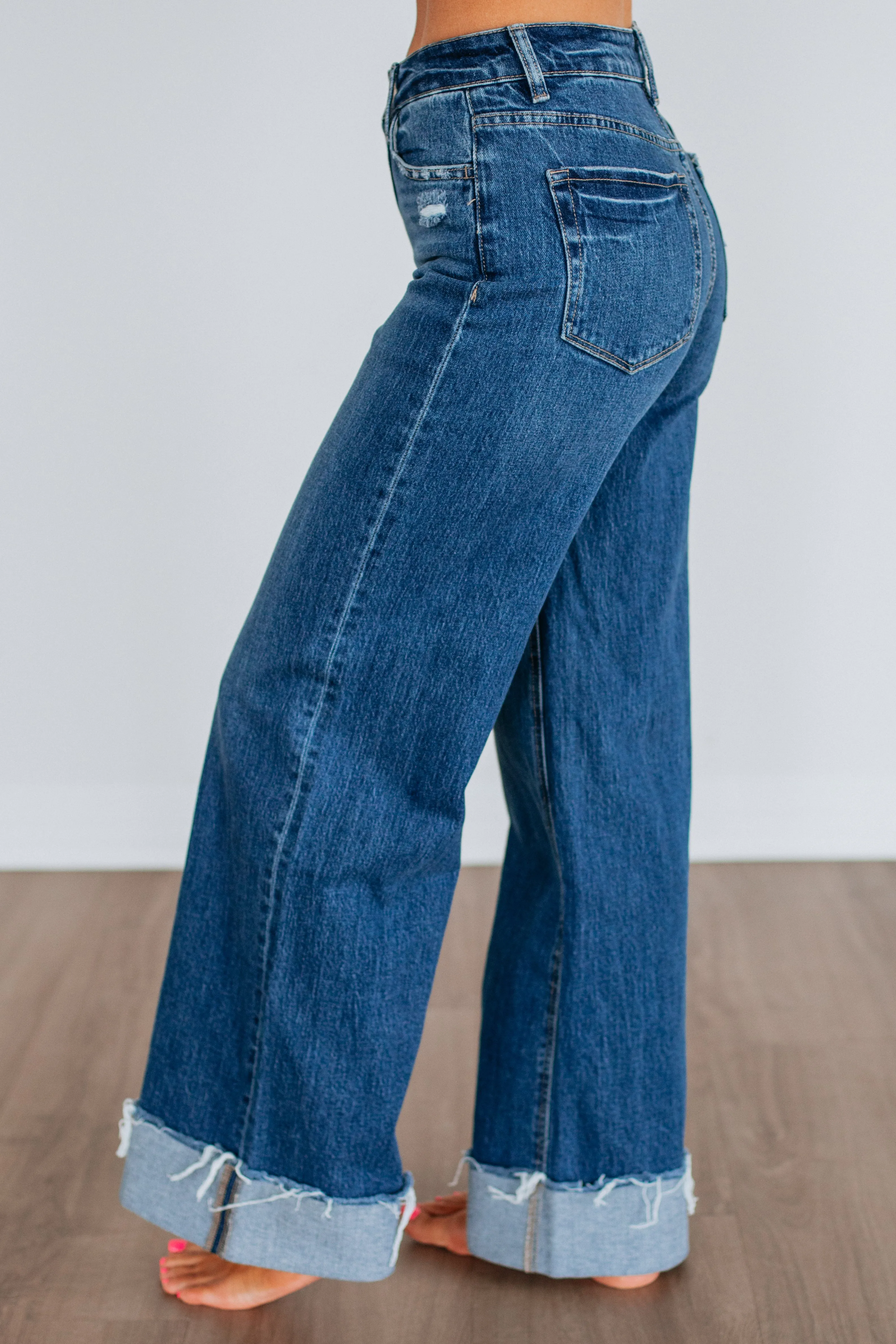 Kris Vervet Jeans - Dark Wash sold by Wild Oak Boutique product image thumbnail 2