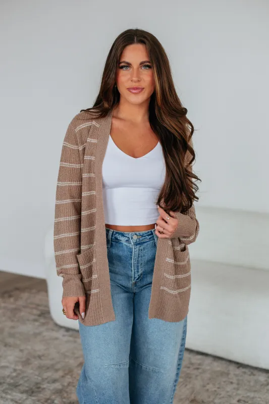 Harleigh Striped Cardigan sold by Wild Oak Boutique