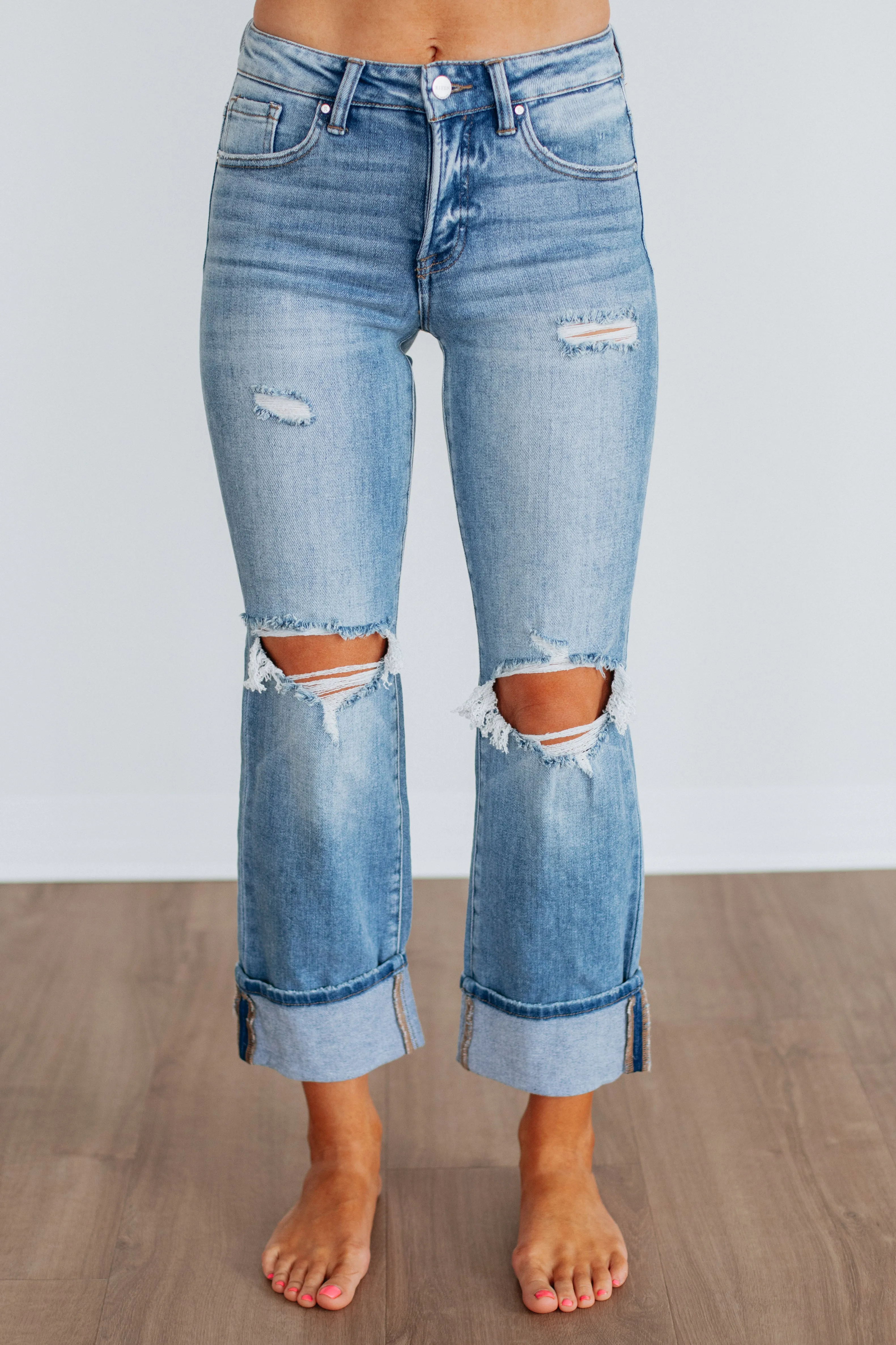 Lia Risen Jeans sold by Wild Oak Boutique product image thumbnail 3